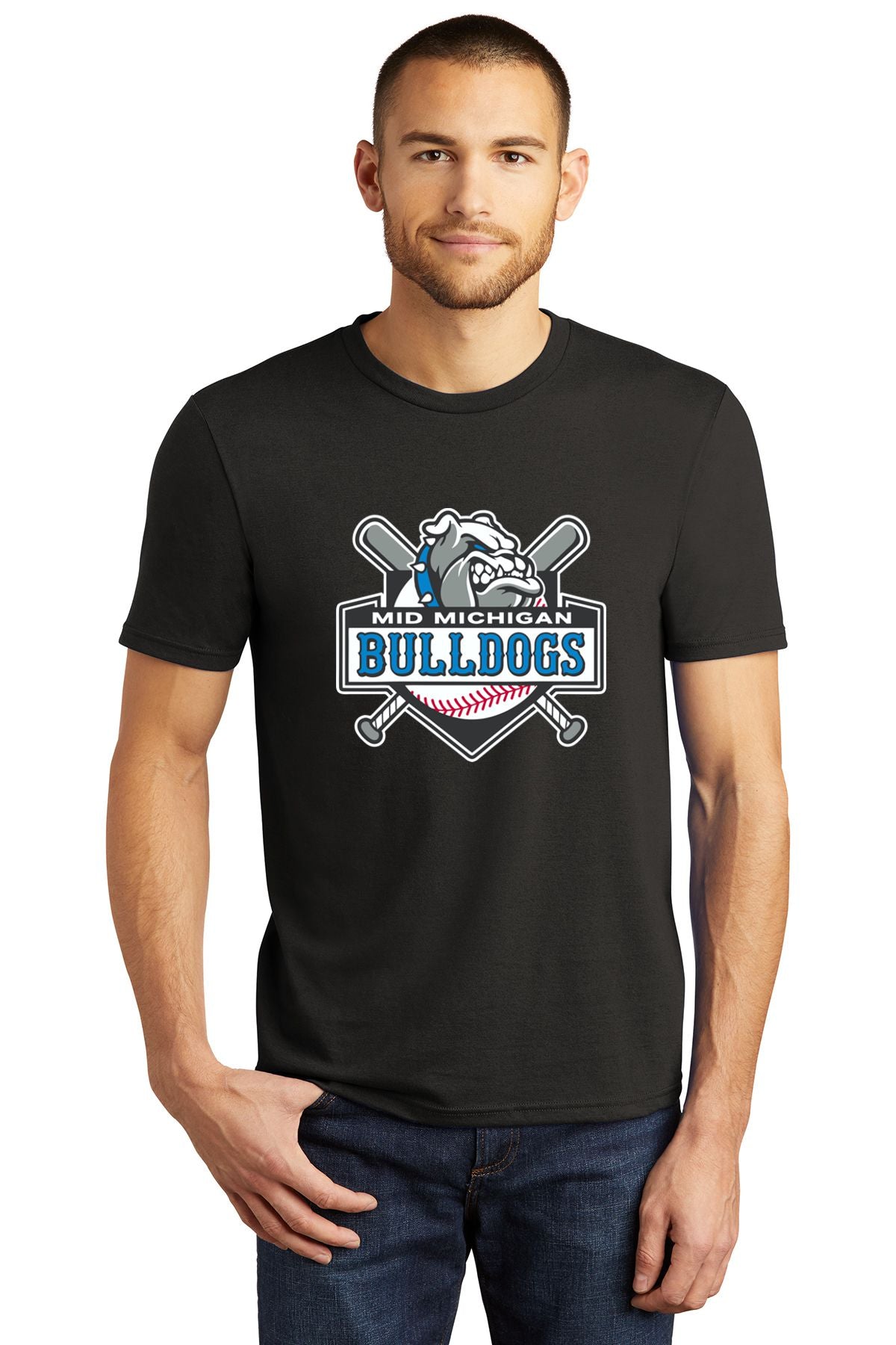 Mid Michigan Bulldogs Soft Feel Tee