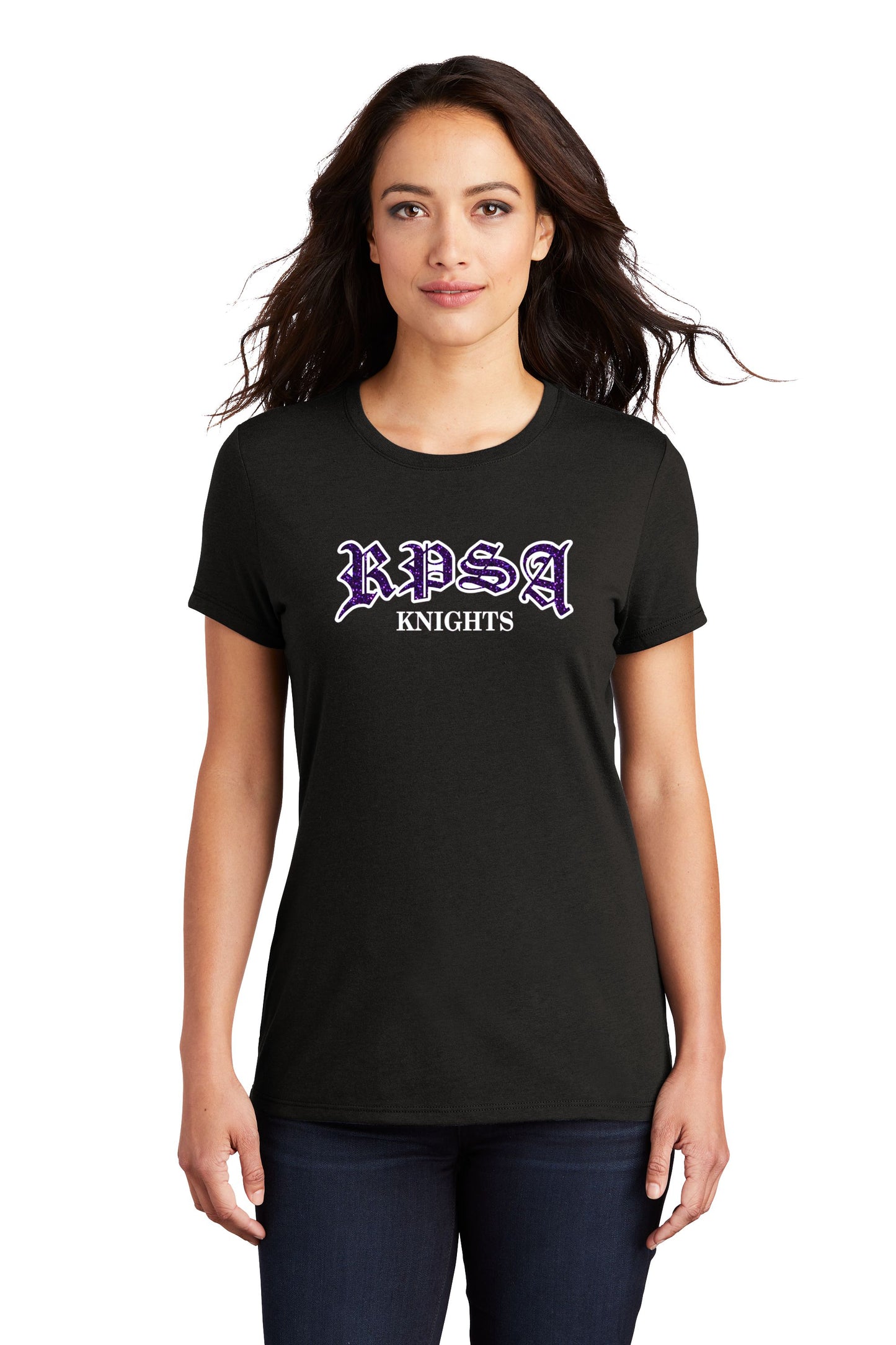 RPSA Glitter Ladies Soft Feel Tee