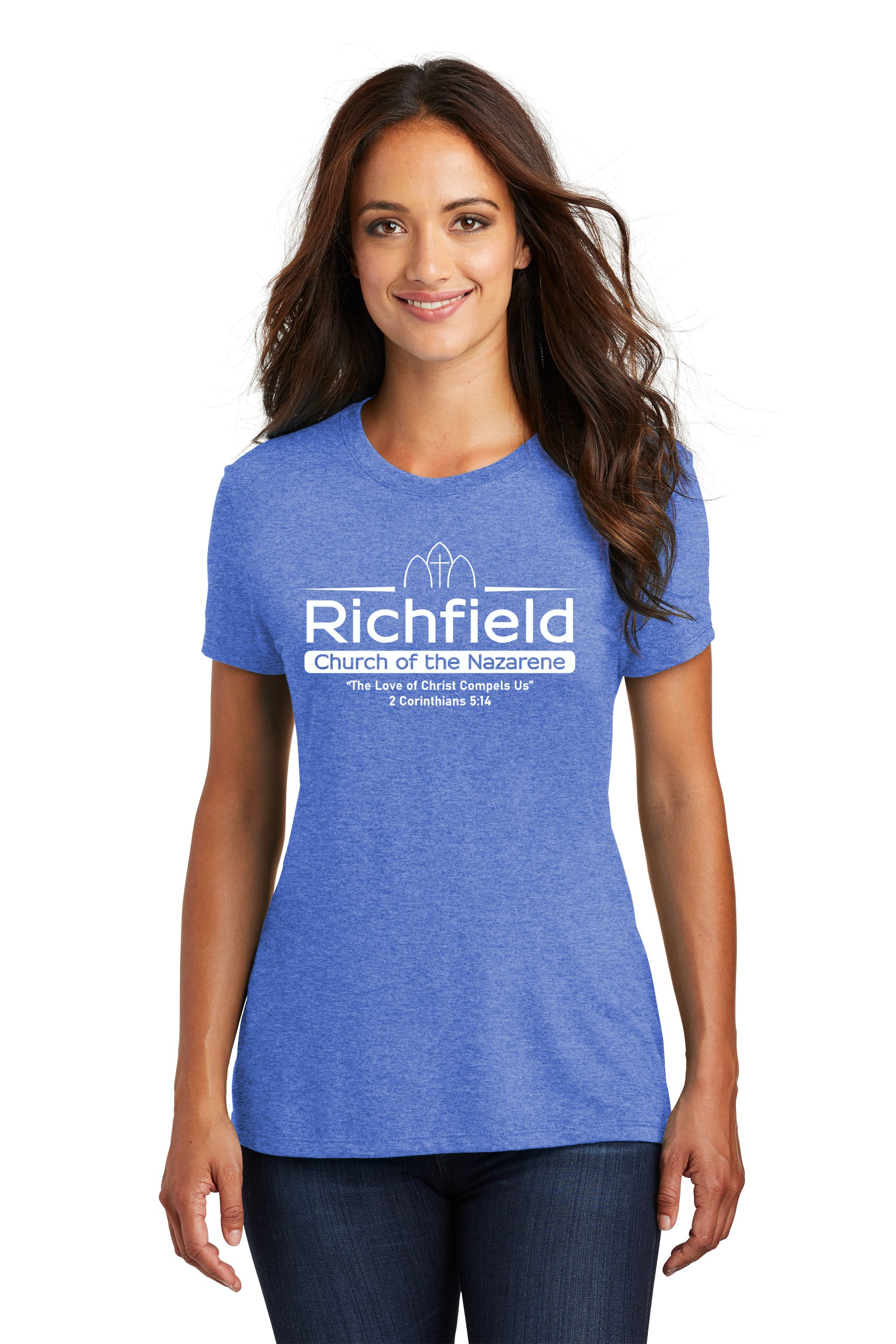 Richfield Church of the Nazarene Ladies Tri-Blend Tee