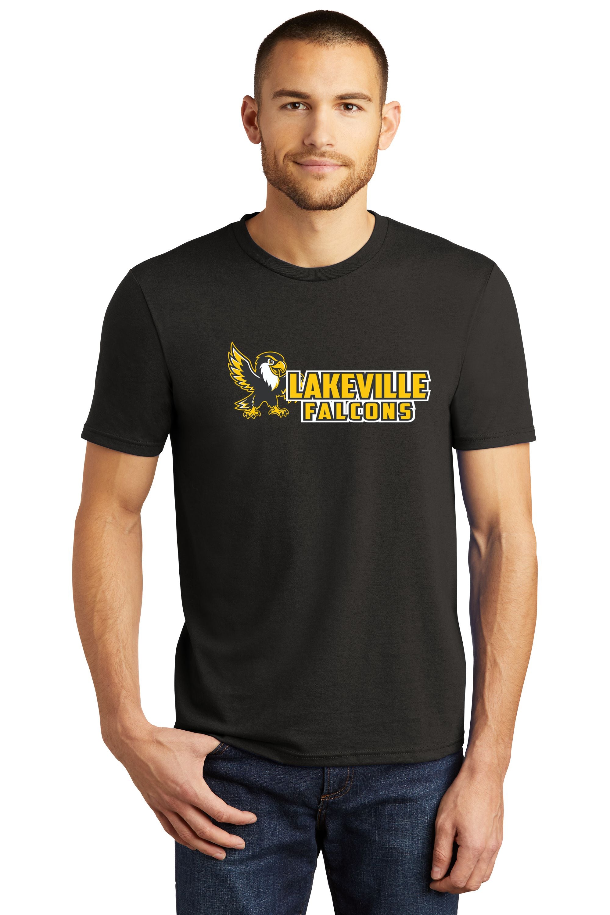 Lakeville Cartoon Falcons Soft Feel Tee