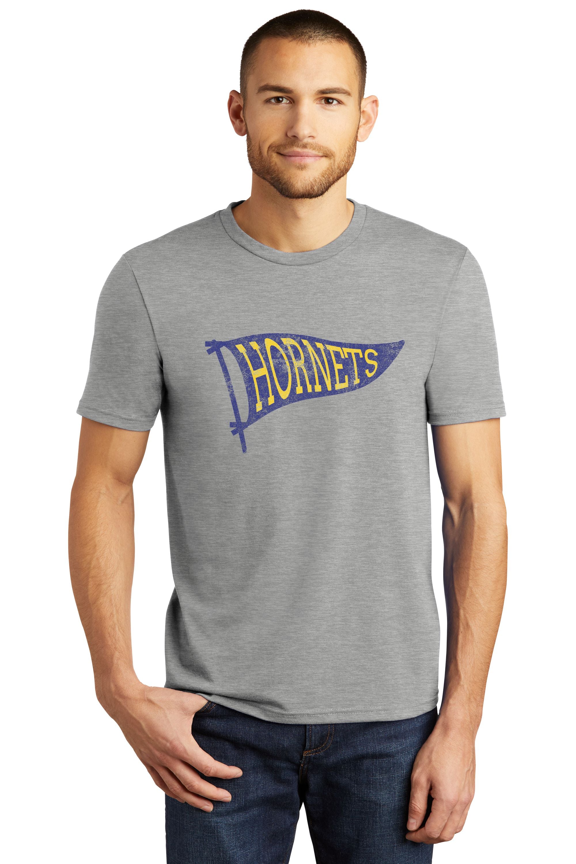 Kearsley Hornets Pennant Softstyle Tee