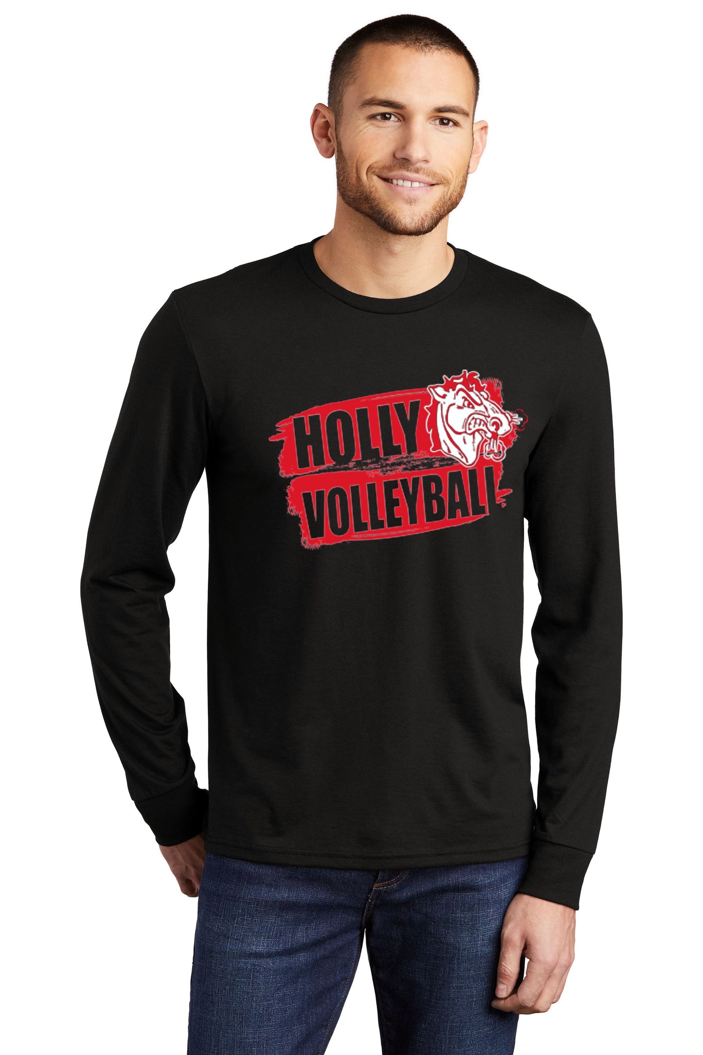 Holly Volleyball Soft Feel Long Sleeve Tee