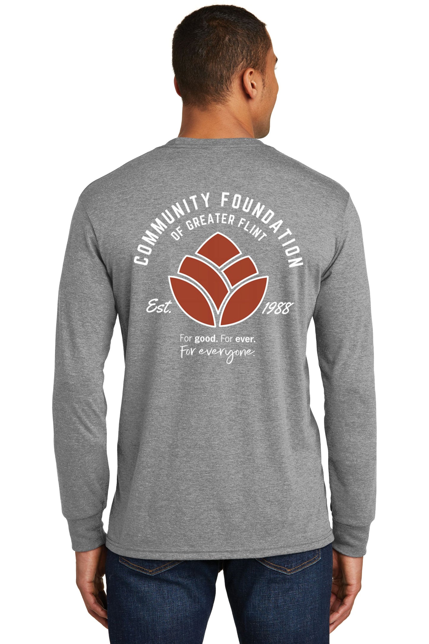 Community Foundation of Greater Flint Soft Feel Long Sleeve Tee (LC)