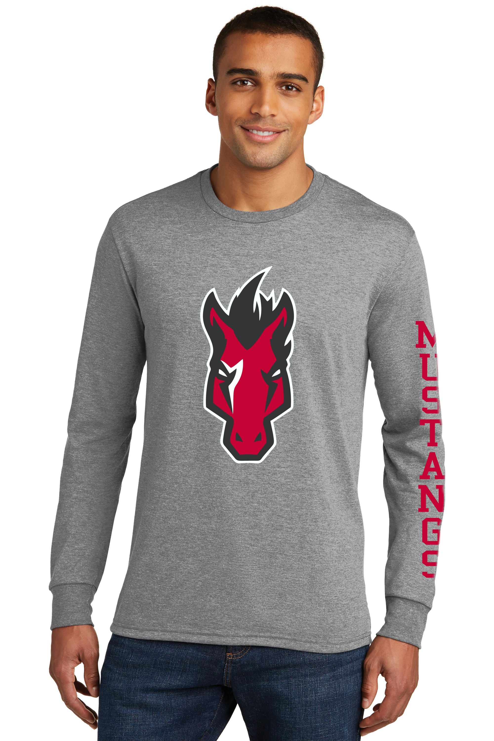 Mustangs Soft Feel Long Sleeve Tee