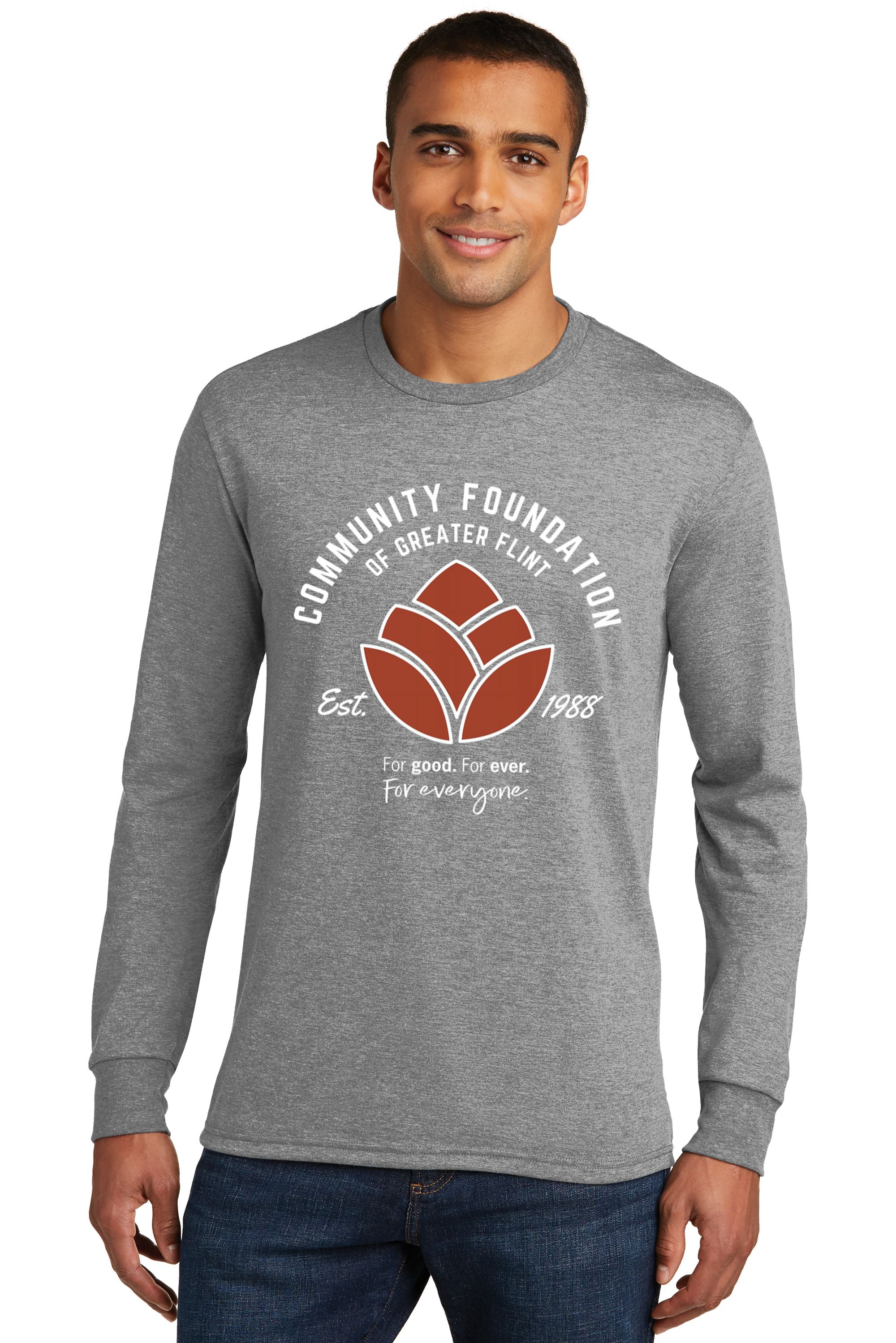 Community Foundation of Greater Flint Soft Feel Long Sleeve Tee