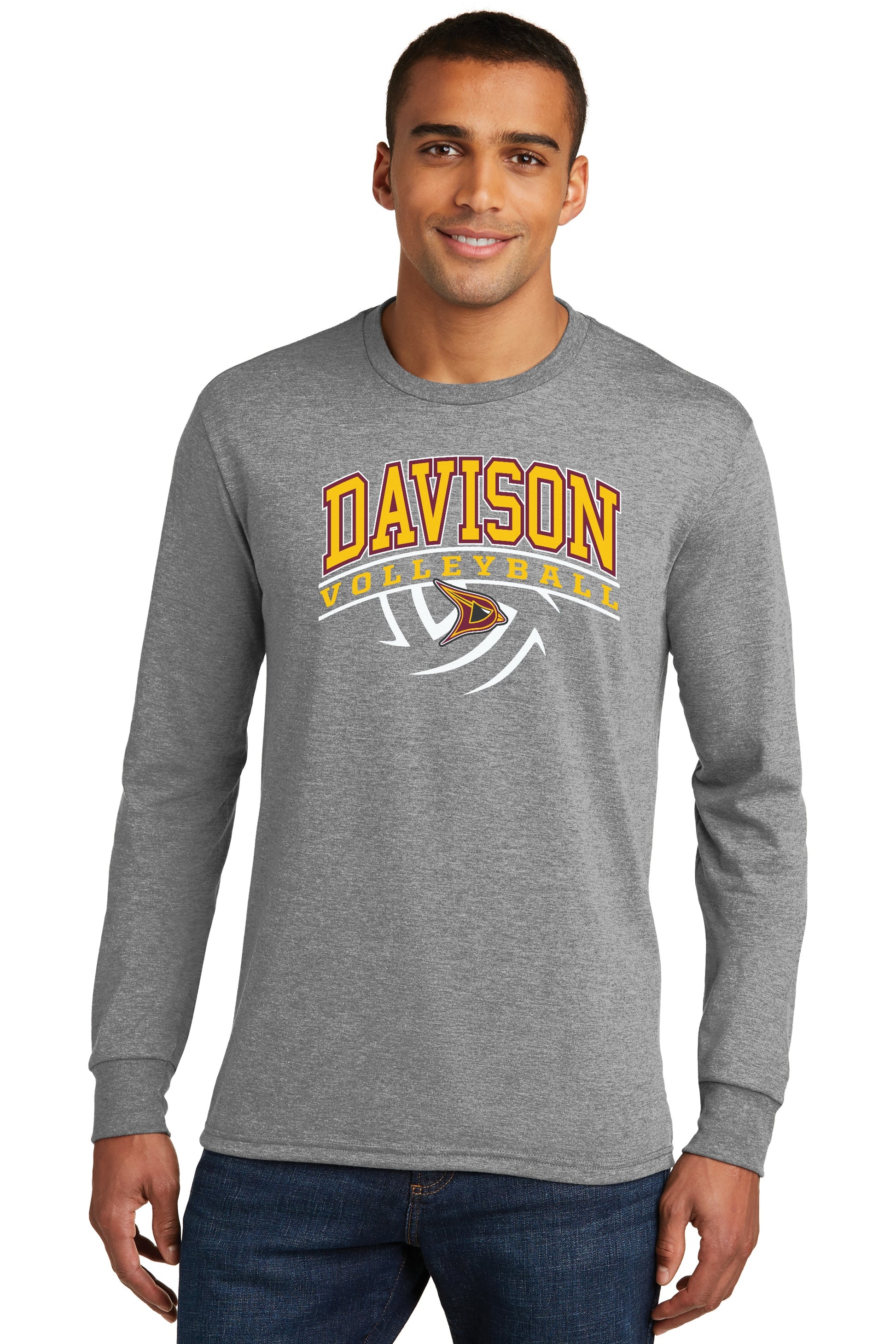 Davison Volleyball Soft Feel Long Sleeve Tee