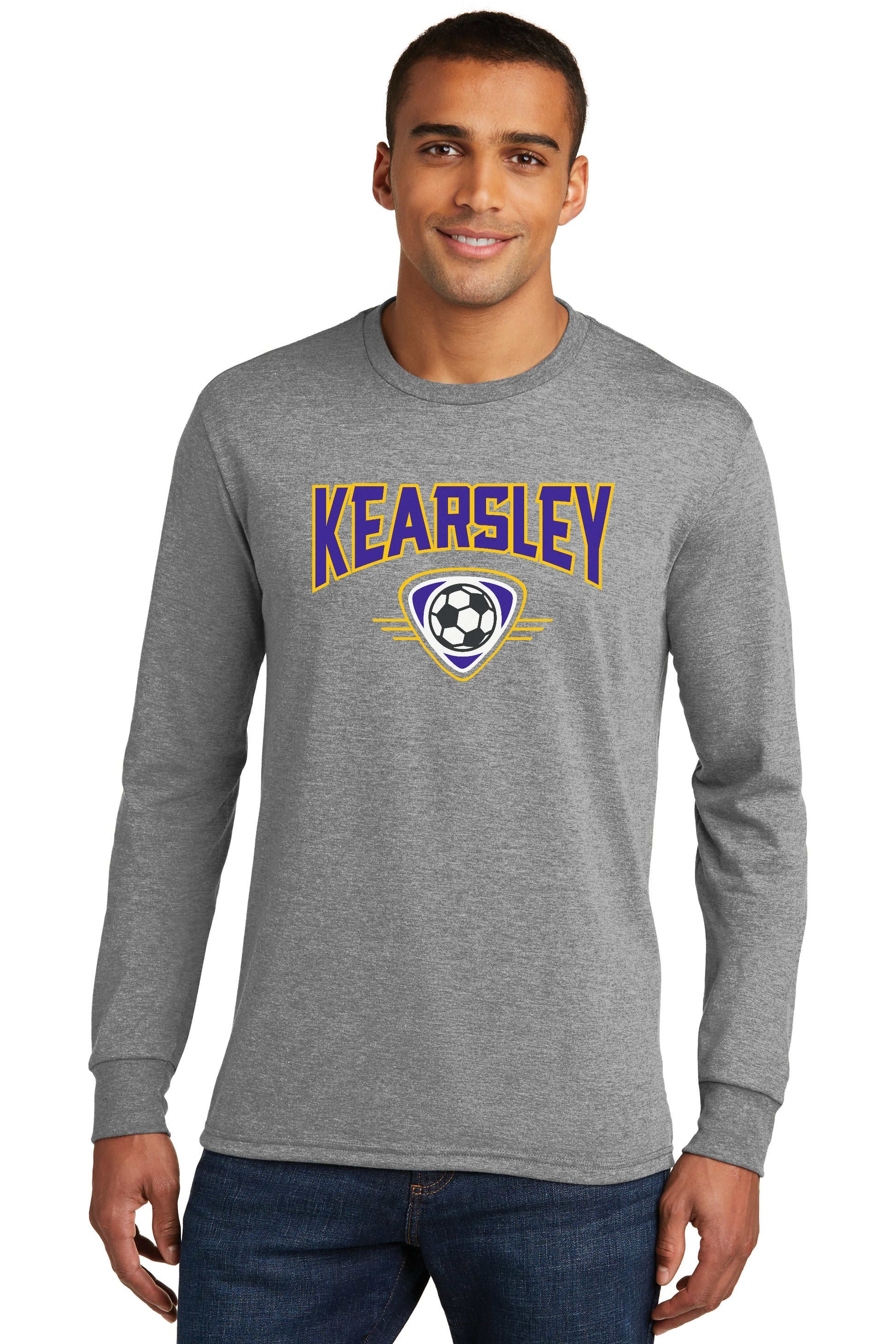 Kearsley Soccer Soft Feel Long Sleeve Tee