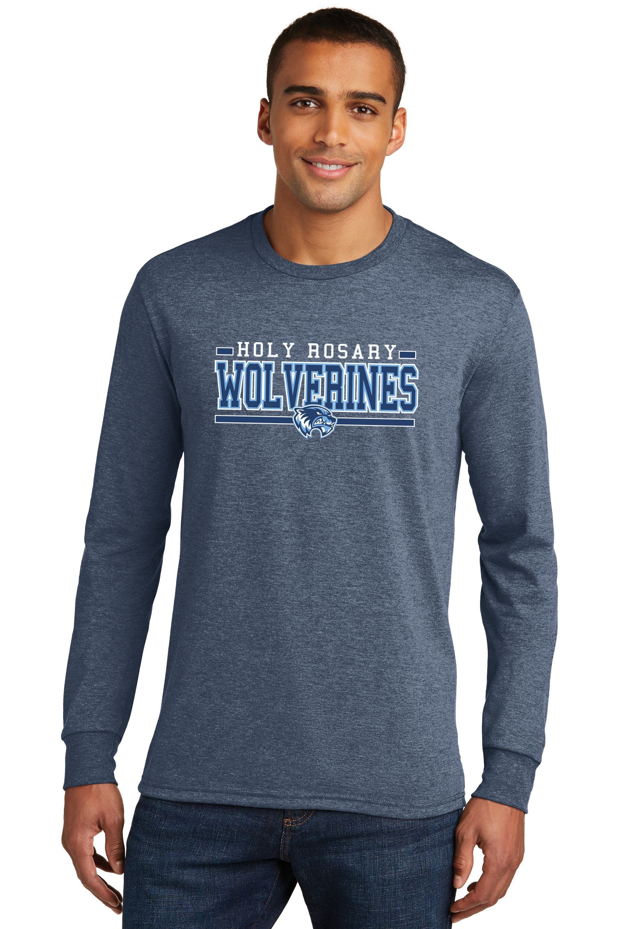 Holy Rosary Soft Feel Long Sleeve Tee