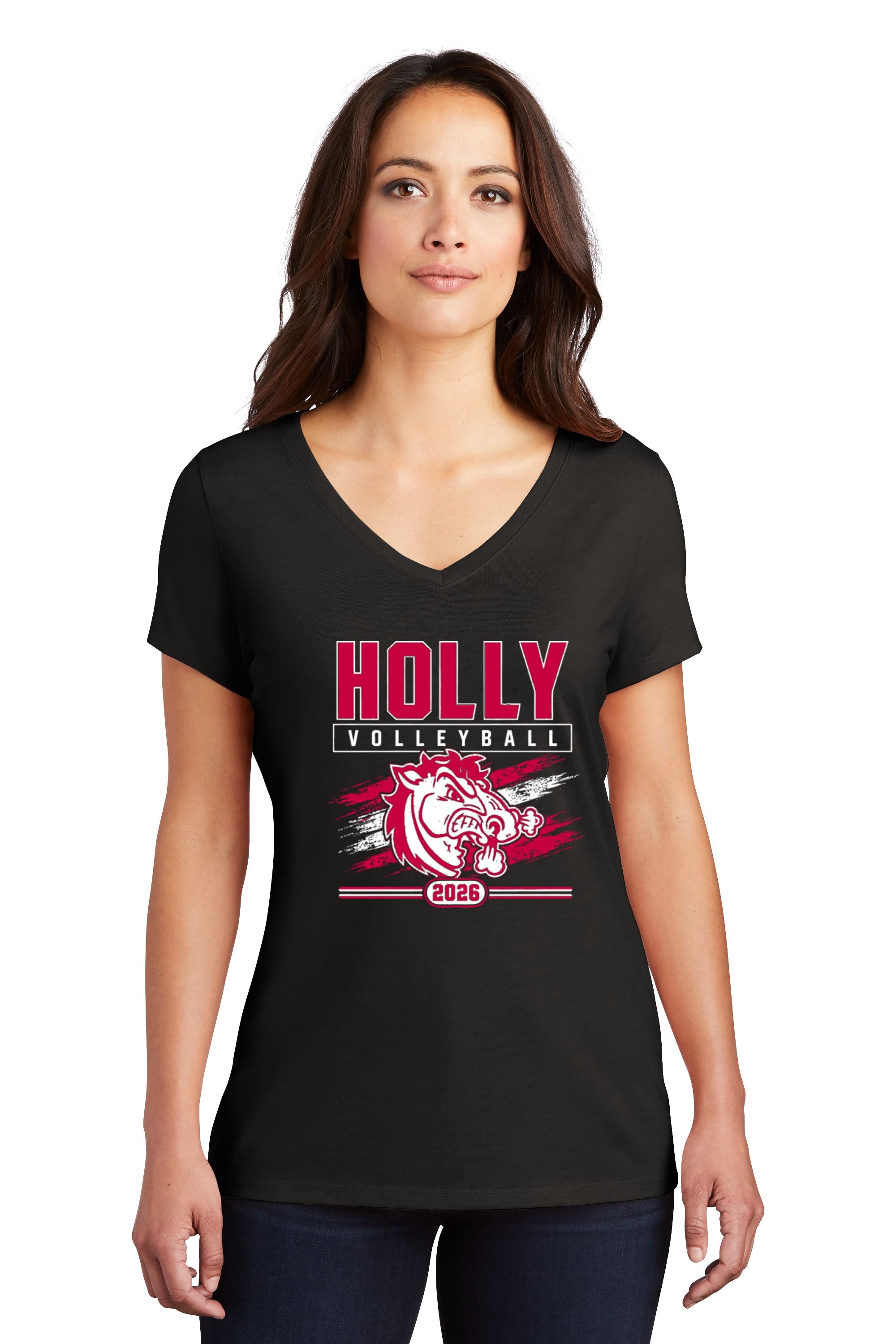 Holly Volleyball Women’s Perfect Tri ® V-Neck Tee