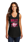 Holly Volleyball Ladies Tri-Blend Racerback Tank