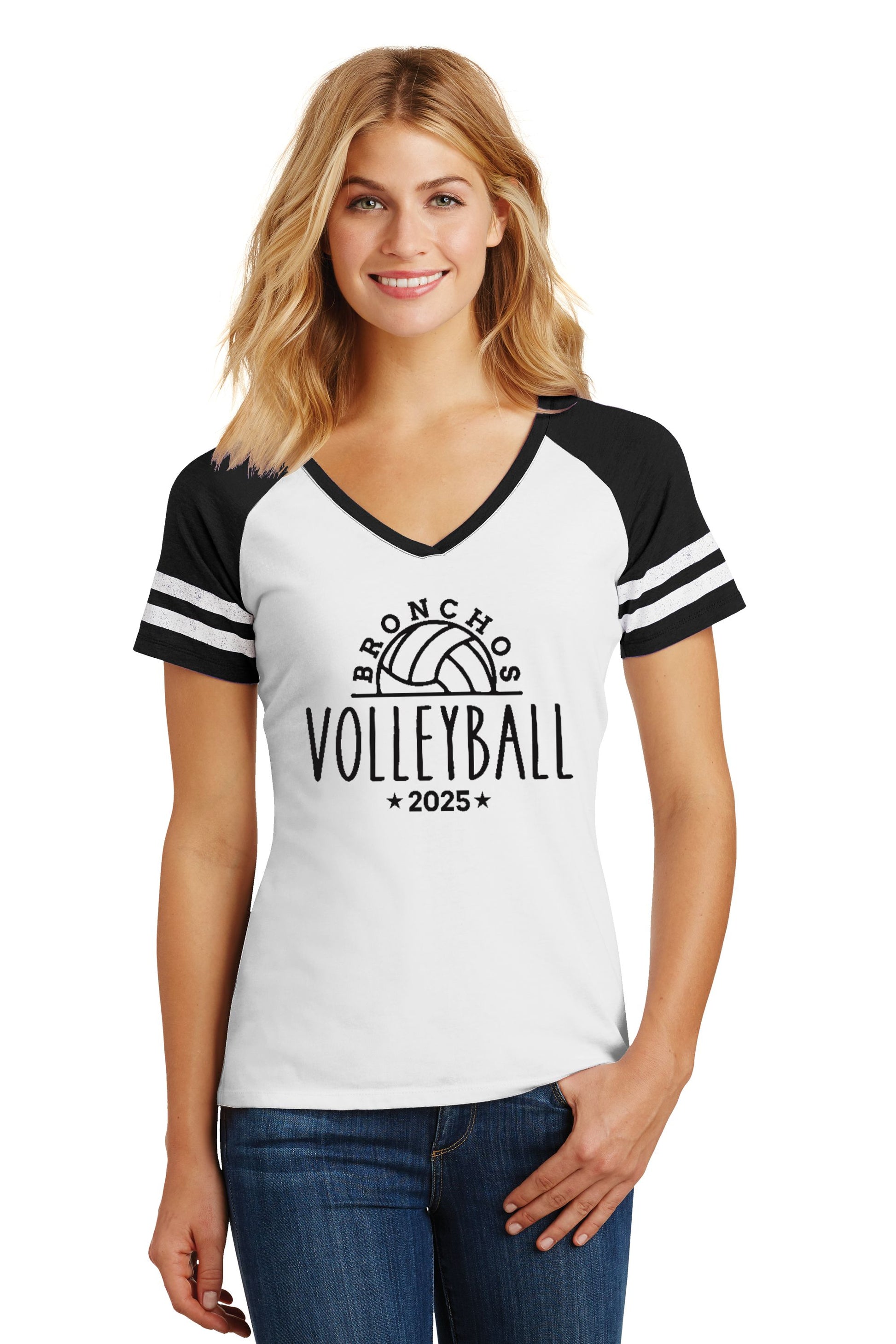 Holly Volleyball Women’s Game V-Neck Tee