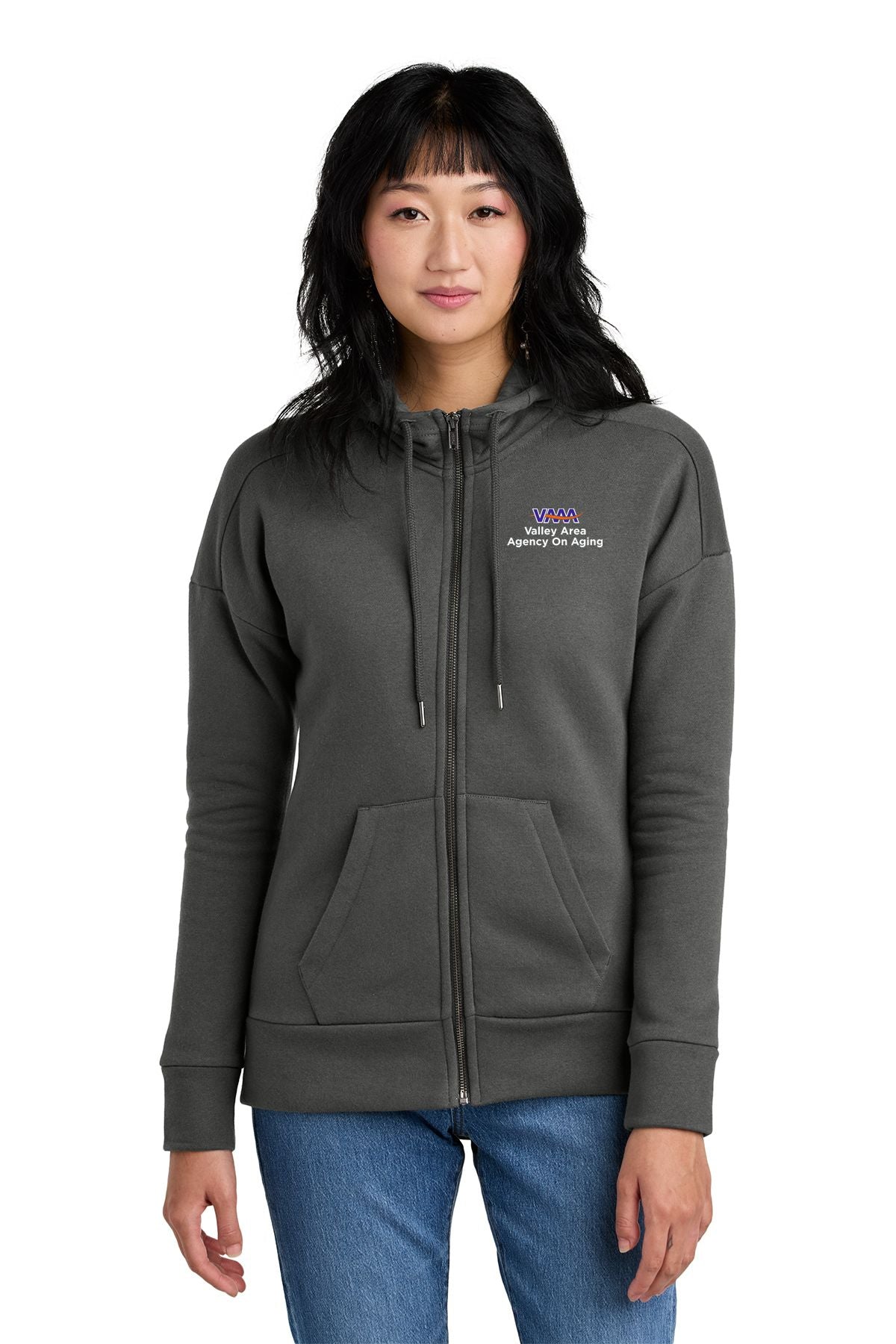 Valley Area Agency On Aging Ladies Full-Zip Hoodie