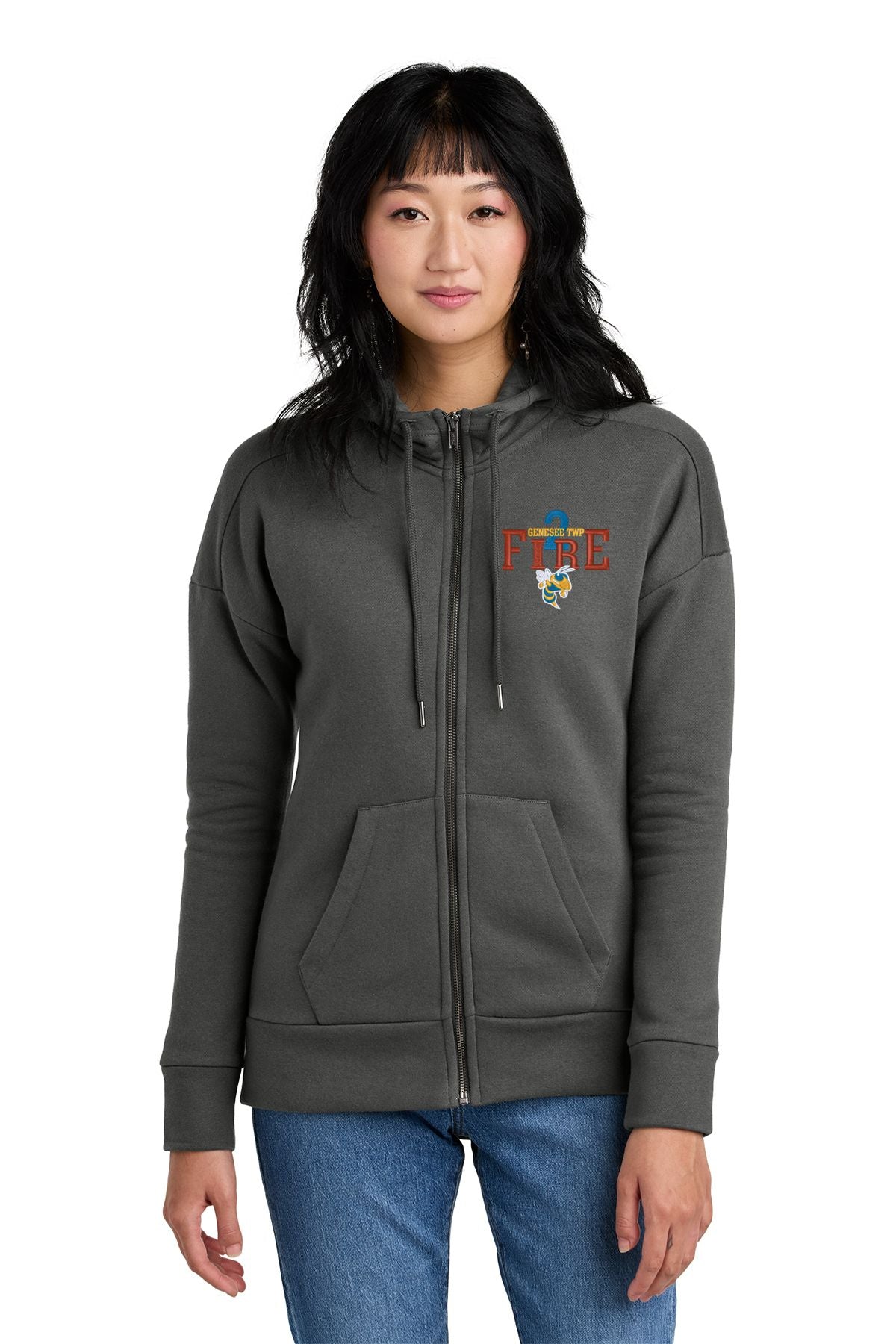 Genesee TWP Fire Department Ladies Full-Zip Hoodie