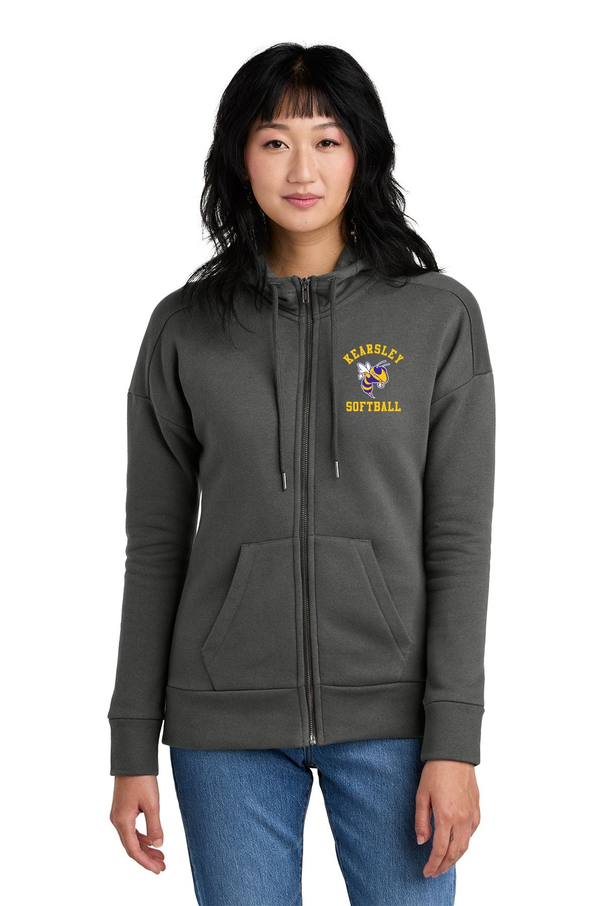 Kearsley Softball Ladies Full-Zip Hoodie