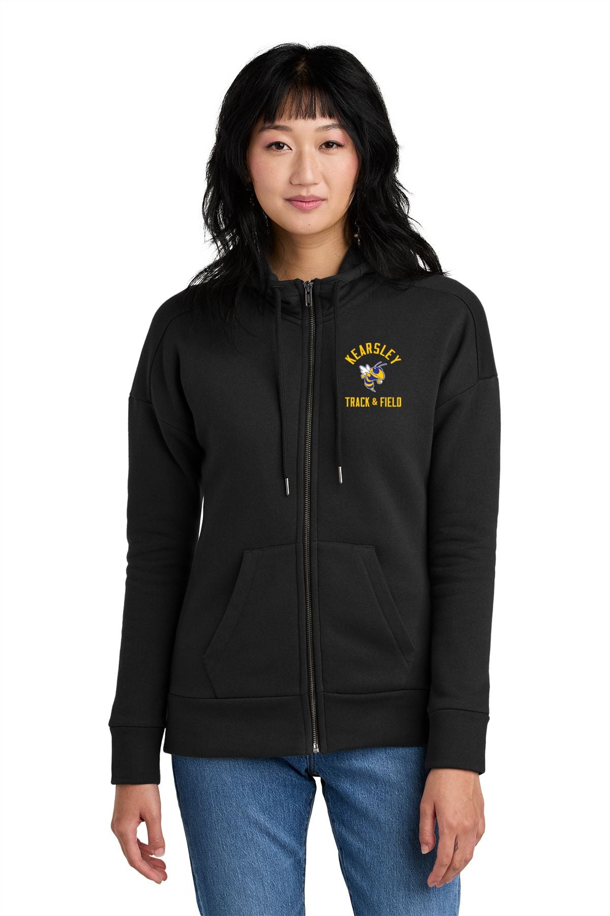 Kearsley Tack & Field Ladies Full-Zip Hoodie