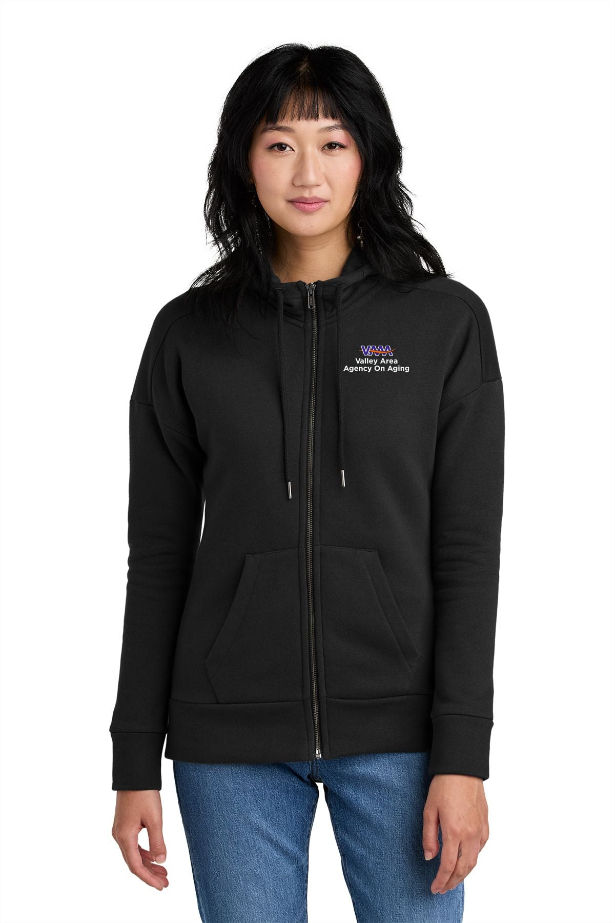 Valley Area Agency On Aging Ladies Full-Zip Hoodie