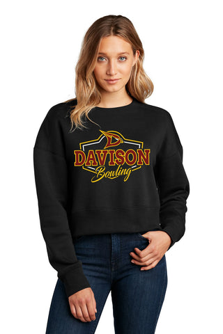 Davison Bowling District® Women’s Perfect Weight® Fleece Cropped Crew