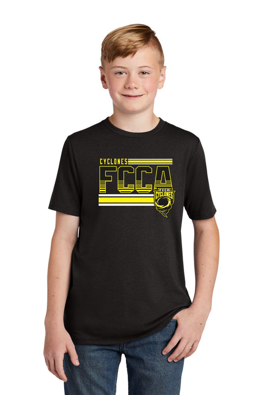 FCCA "Lines" YOUTH Soft Feel Tee