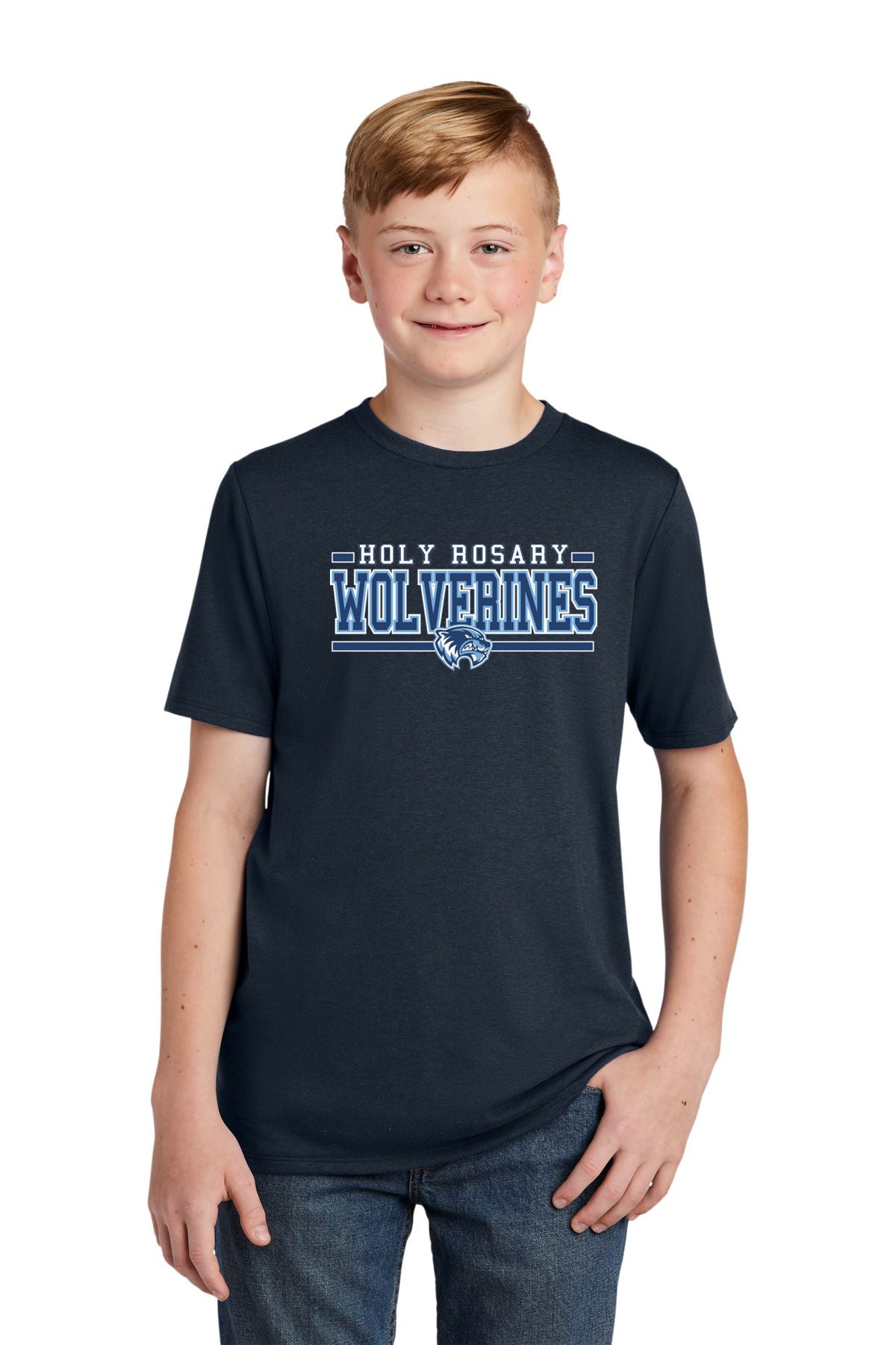 Holy Rosary Youth Tri-Blend Tee