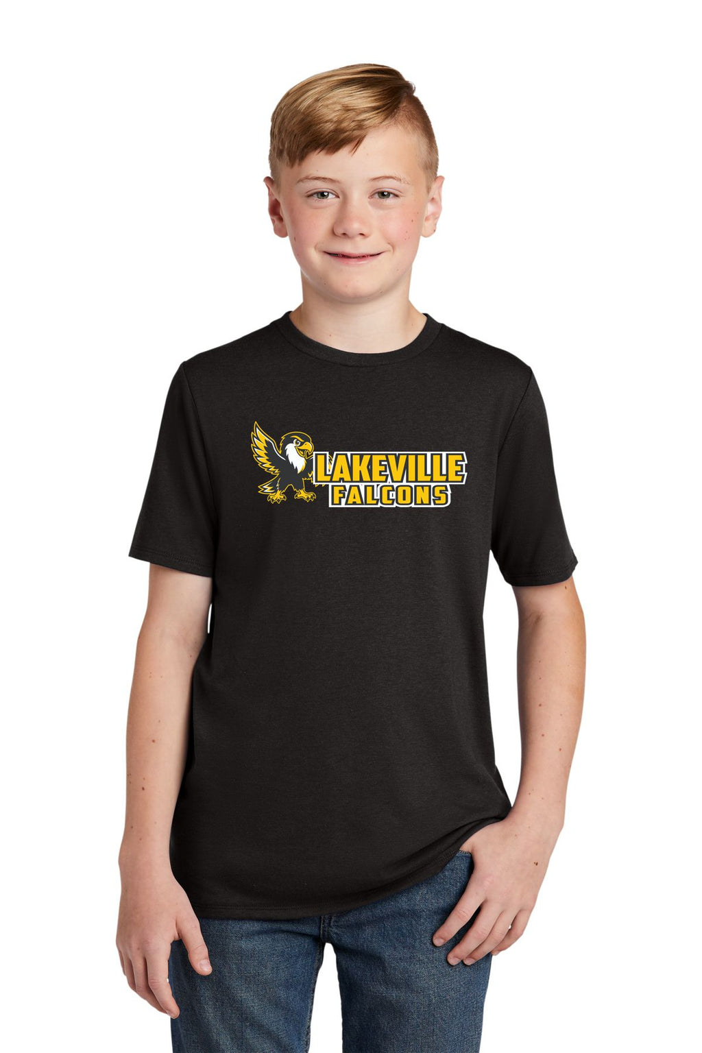 Lakeville Cartoon Falcons Soft Feel Tee