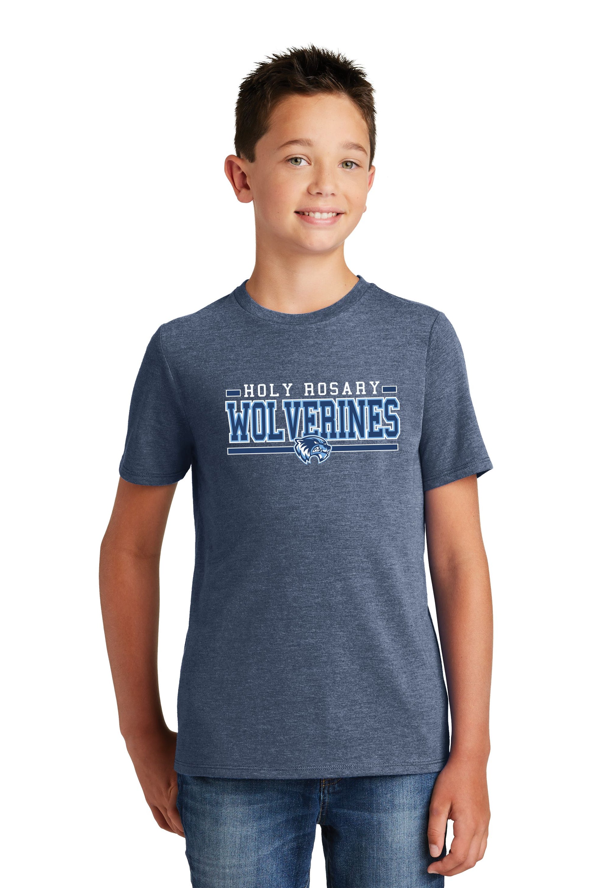 Holy Rosary Youth Tri-Blend Tee