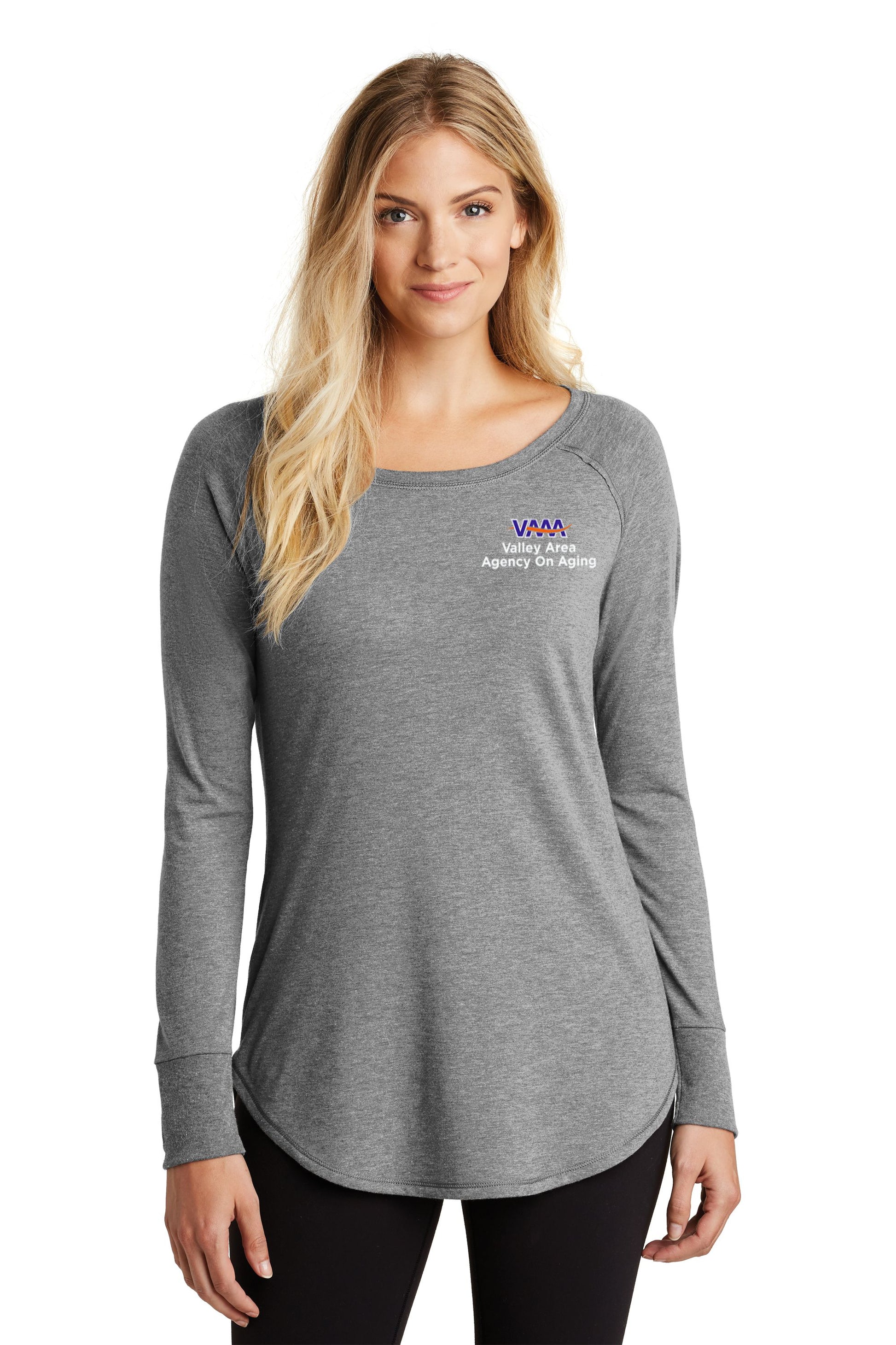 Valley Area Agency On Aging Soft Feel Ladies Long Sleeve Tee