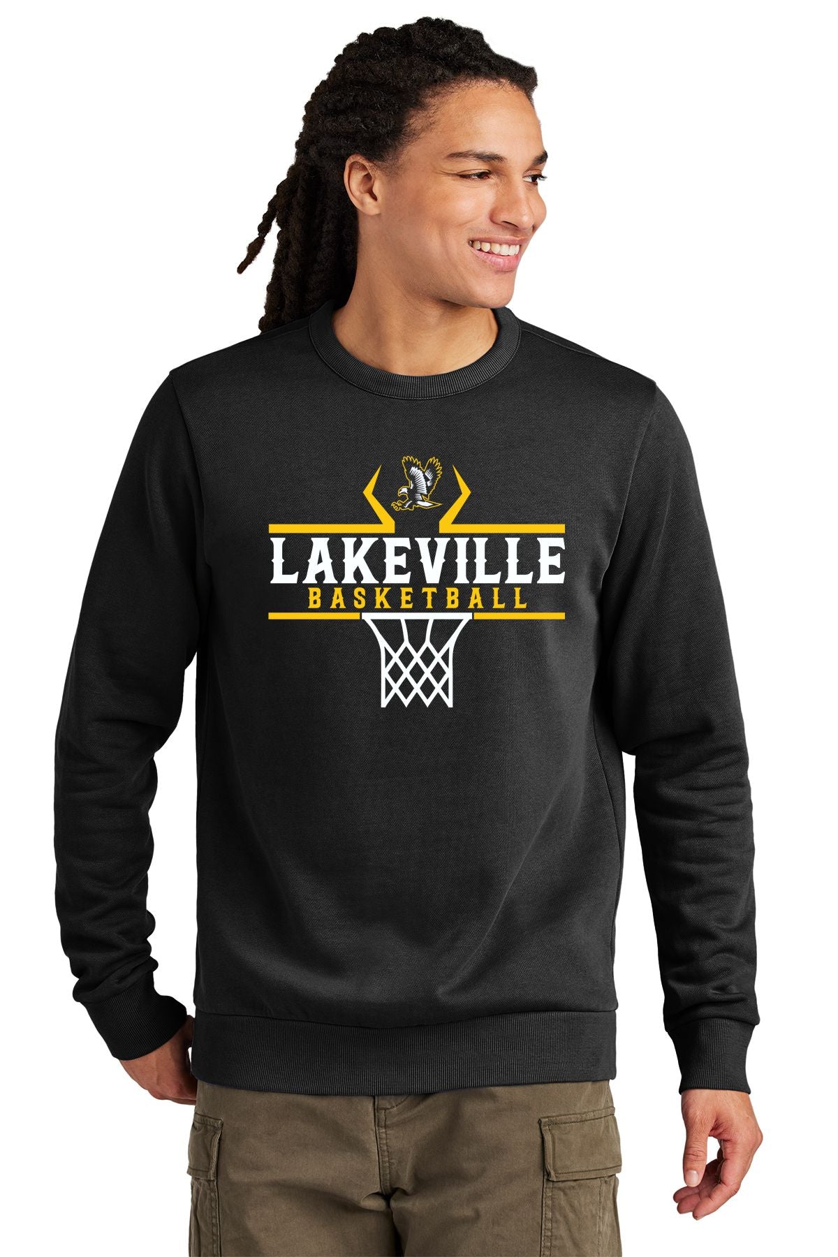 Lakeville Basketball District Wash™ Fleece Crew Sweatshirt