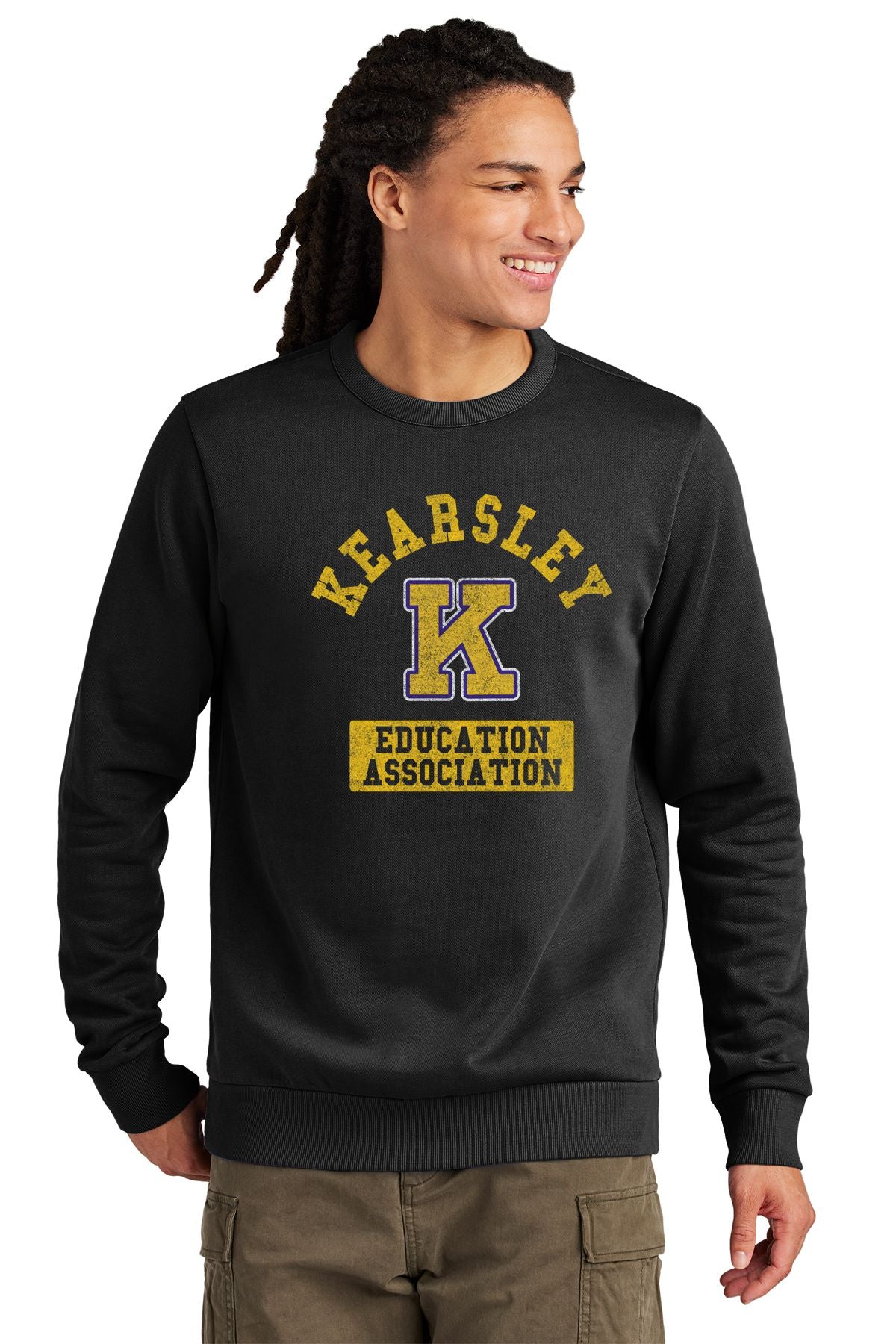 Kearsley Education Association District Wash™ Fleece Crew Sweatshirt
