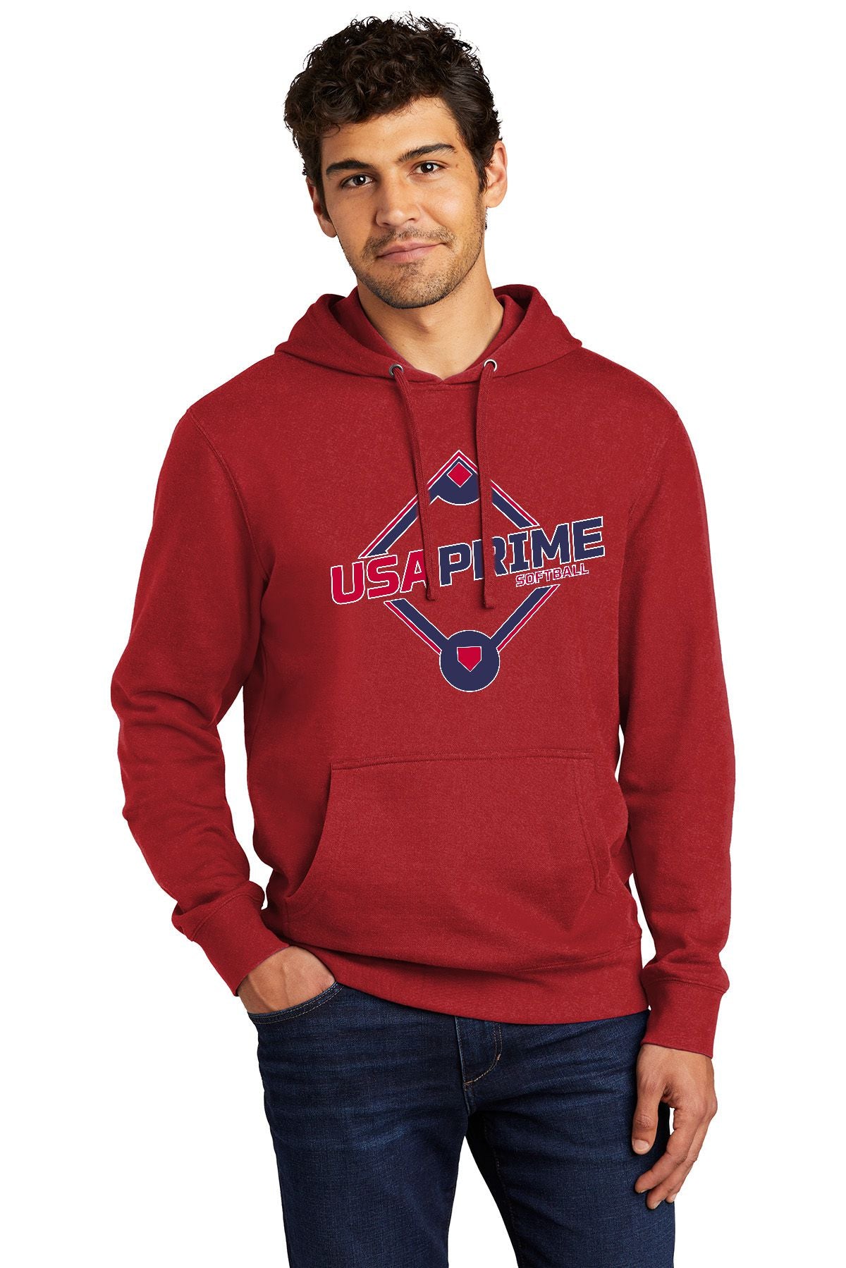 USA Prime Softball District® Soft Fleece Hoodie