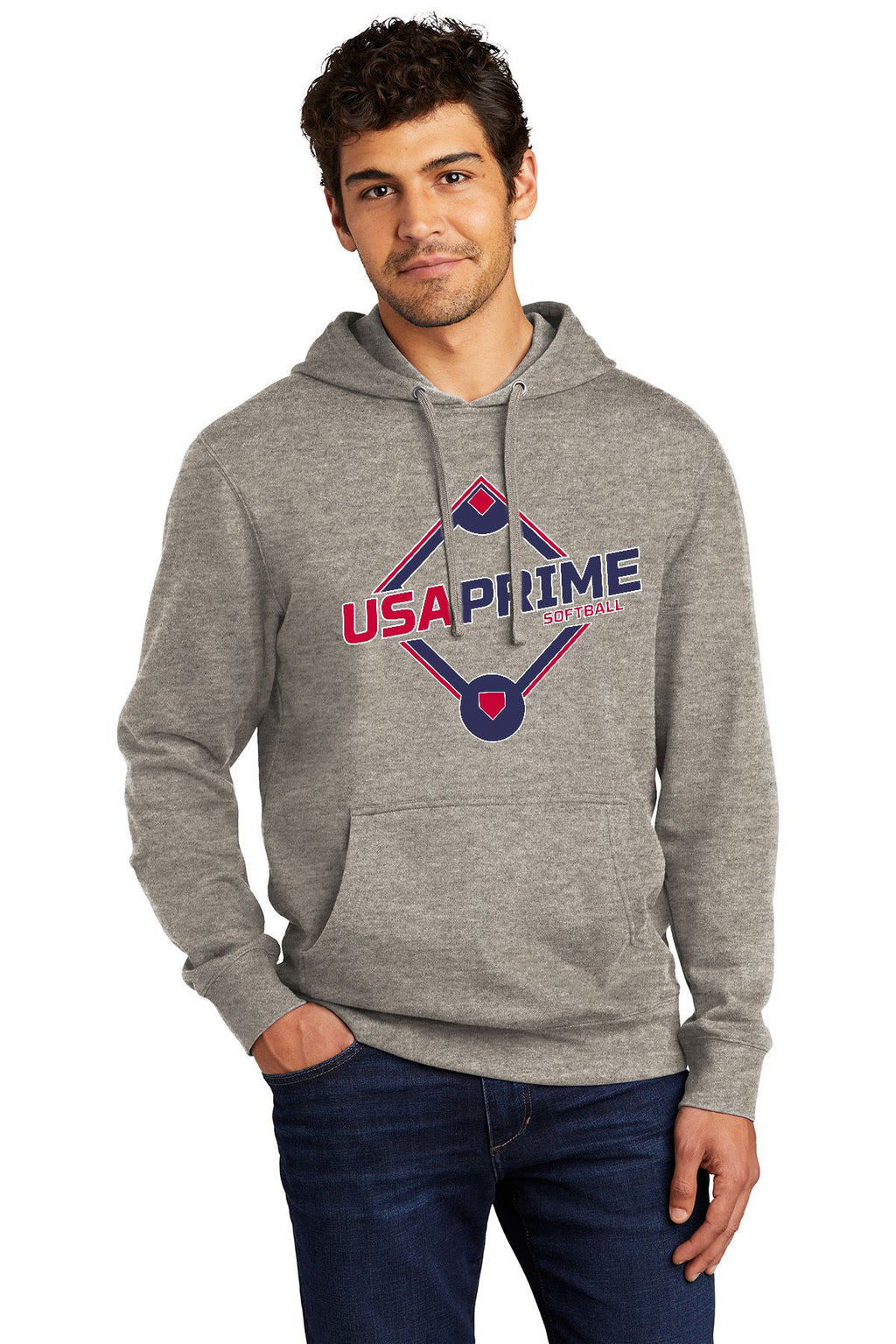 USA Prime Softball District® Soft Fleece Hoodie