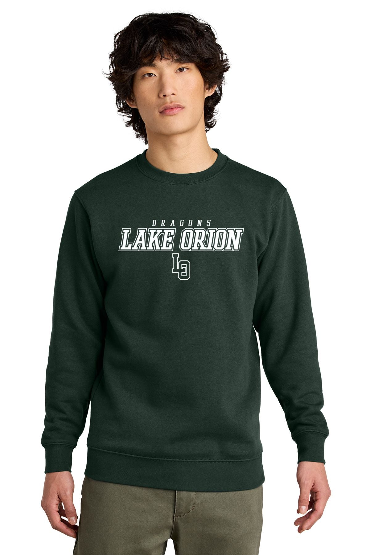 Lake Orion LO District® Soft Fleece Crew Sweatshirt