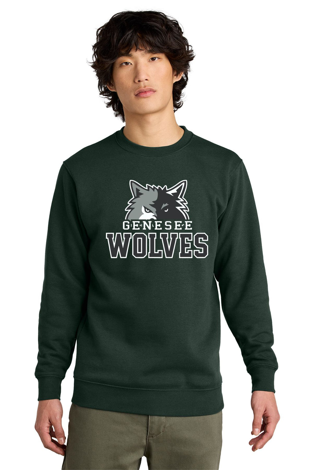 Genesee Wolves District® Soft Fleece Crew Sweatshirt -GWPTO