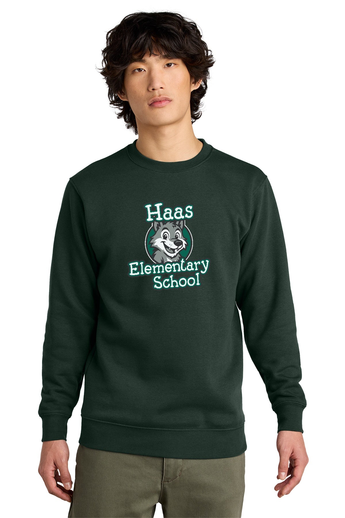 Haas Elementary District® Soft Fleece Crew Sweatshirt