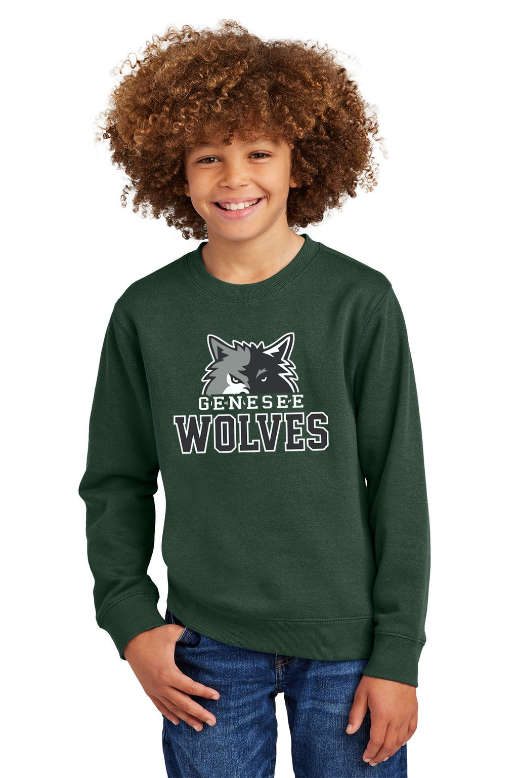 Genesee Wolves District® Soft Fleece Crew Sweatshirt -GWPTO