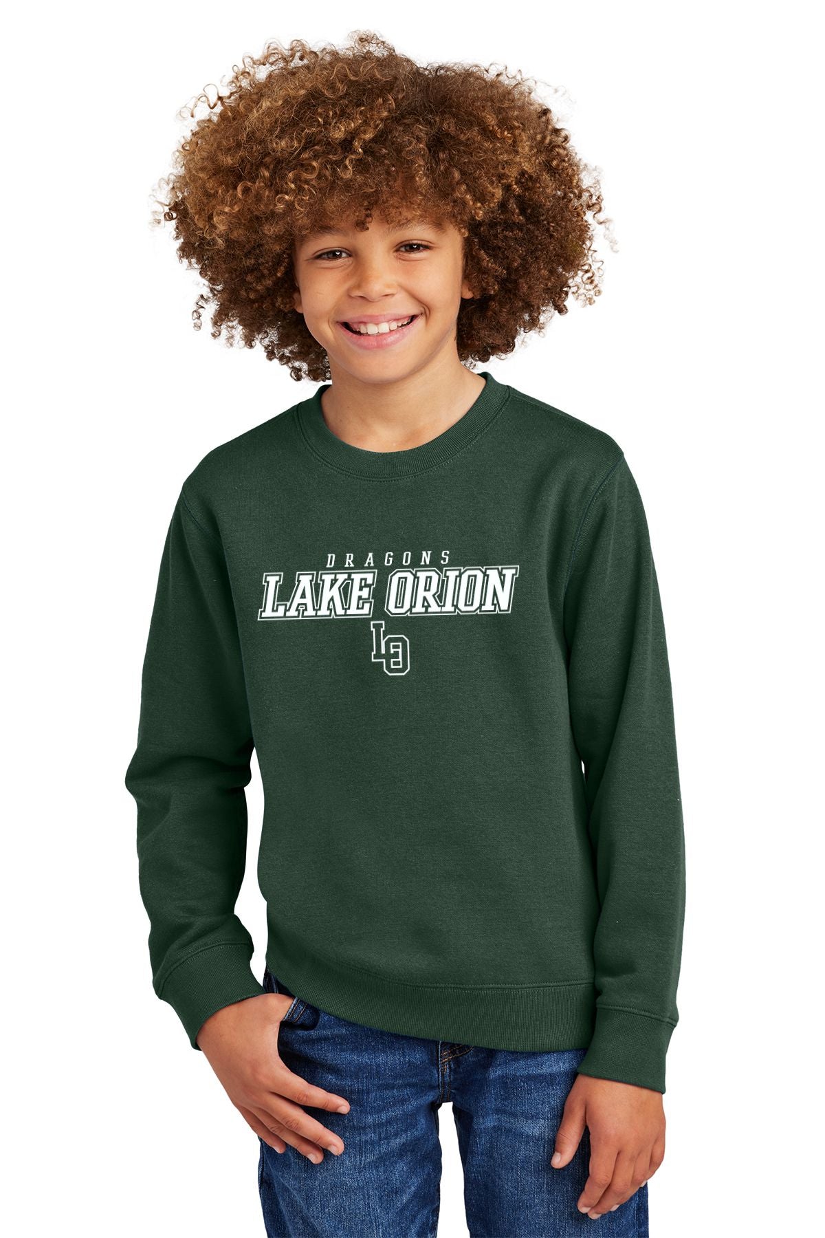 Lake Orion LO District® Soft Fleece Crew Sweatshirt