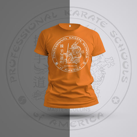 Karate Belt Level Orange Basic T-shirt