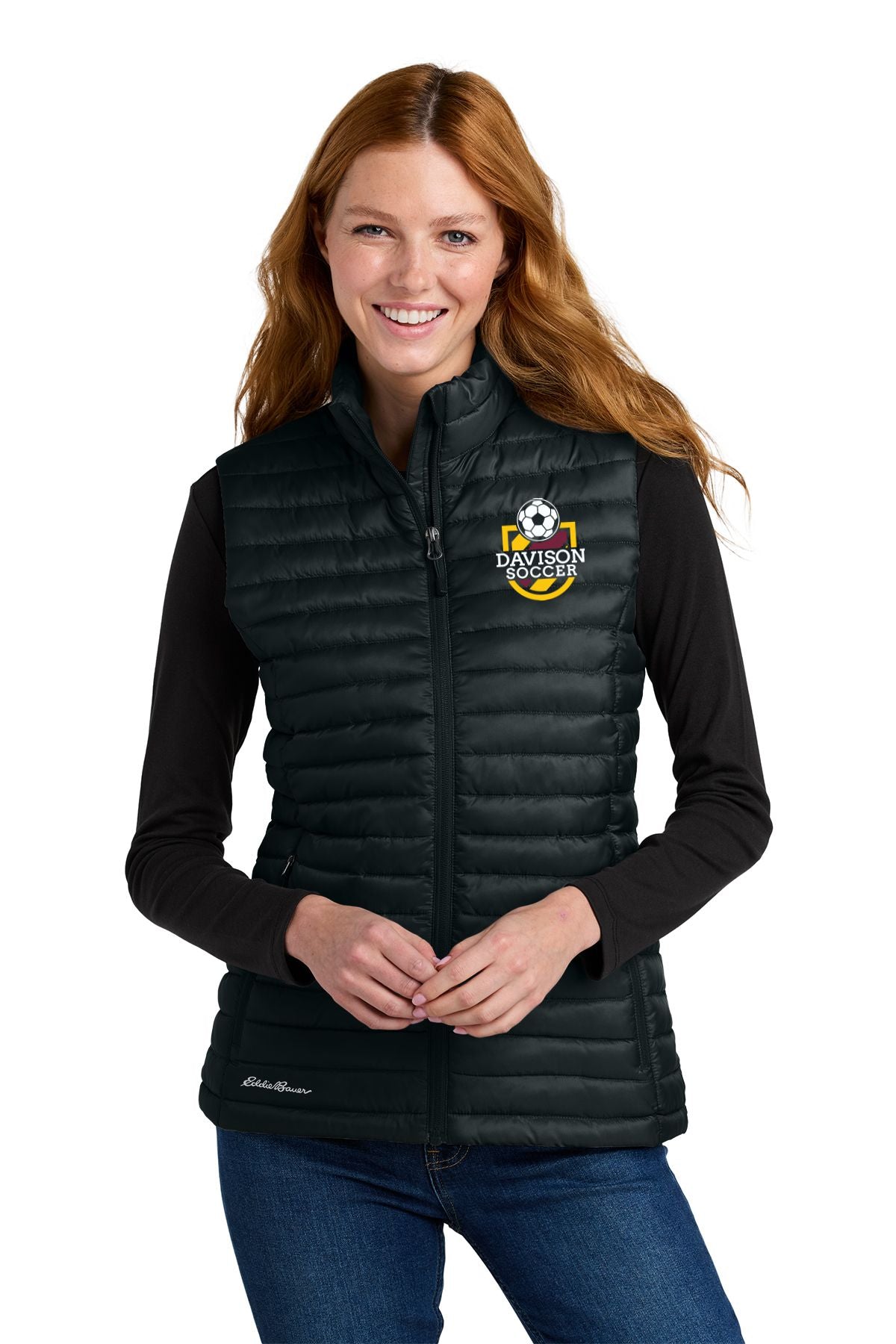 Davison Soccer Eddie Bauer® Women’s Packable Quilted Vest