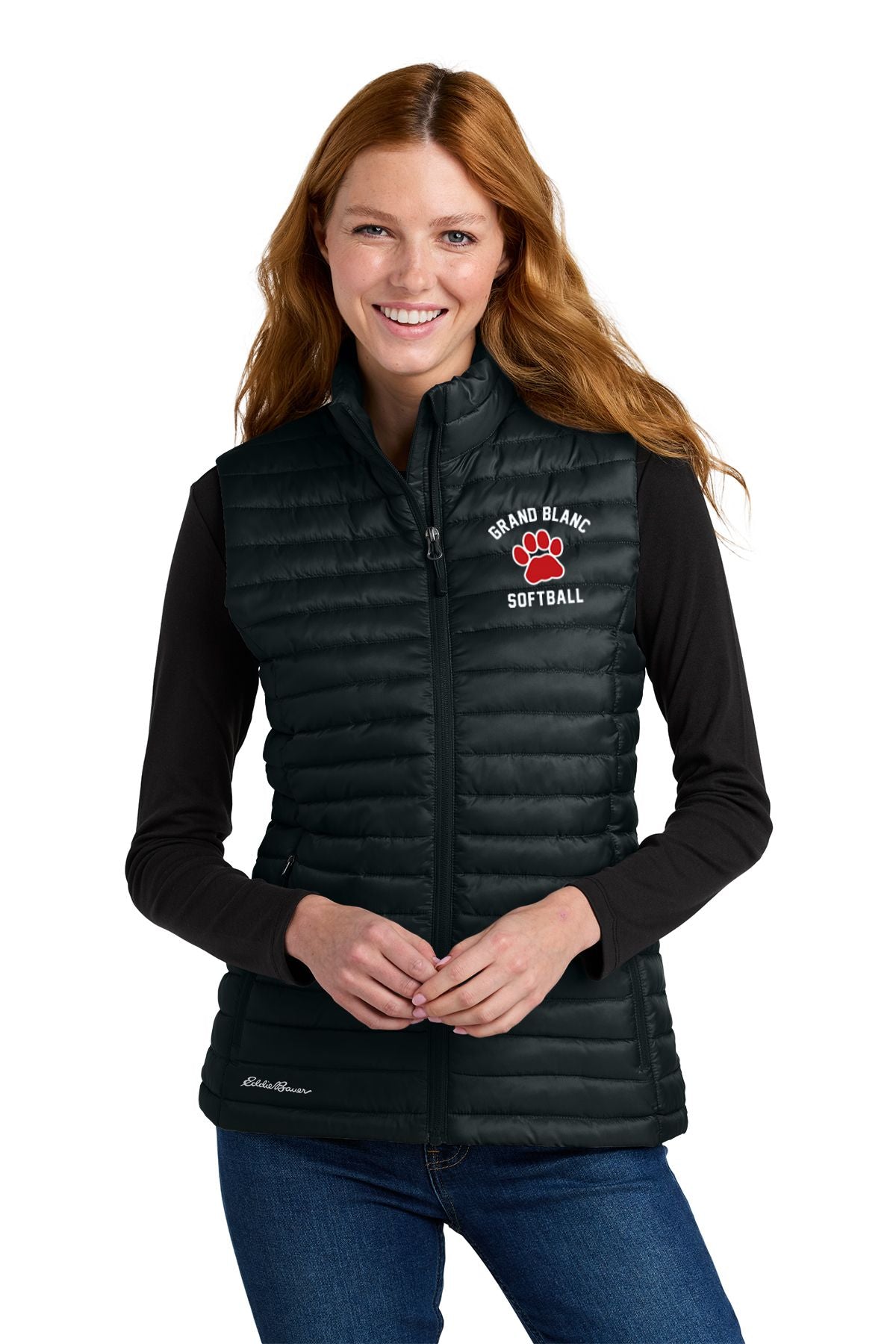 Grand Blanc Softball Eddie Bauer® Women’s Packable Quilted Vest