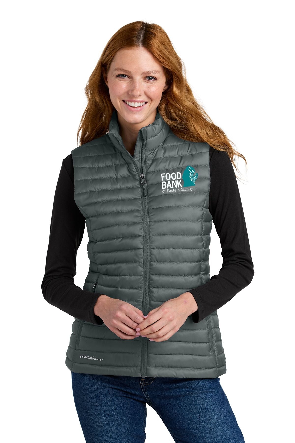 Food Bank of Eastern Michigan Eddie Bauer® Women’s Packable Quilted Vest