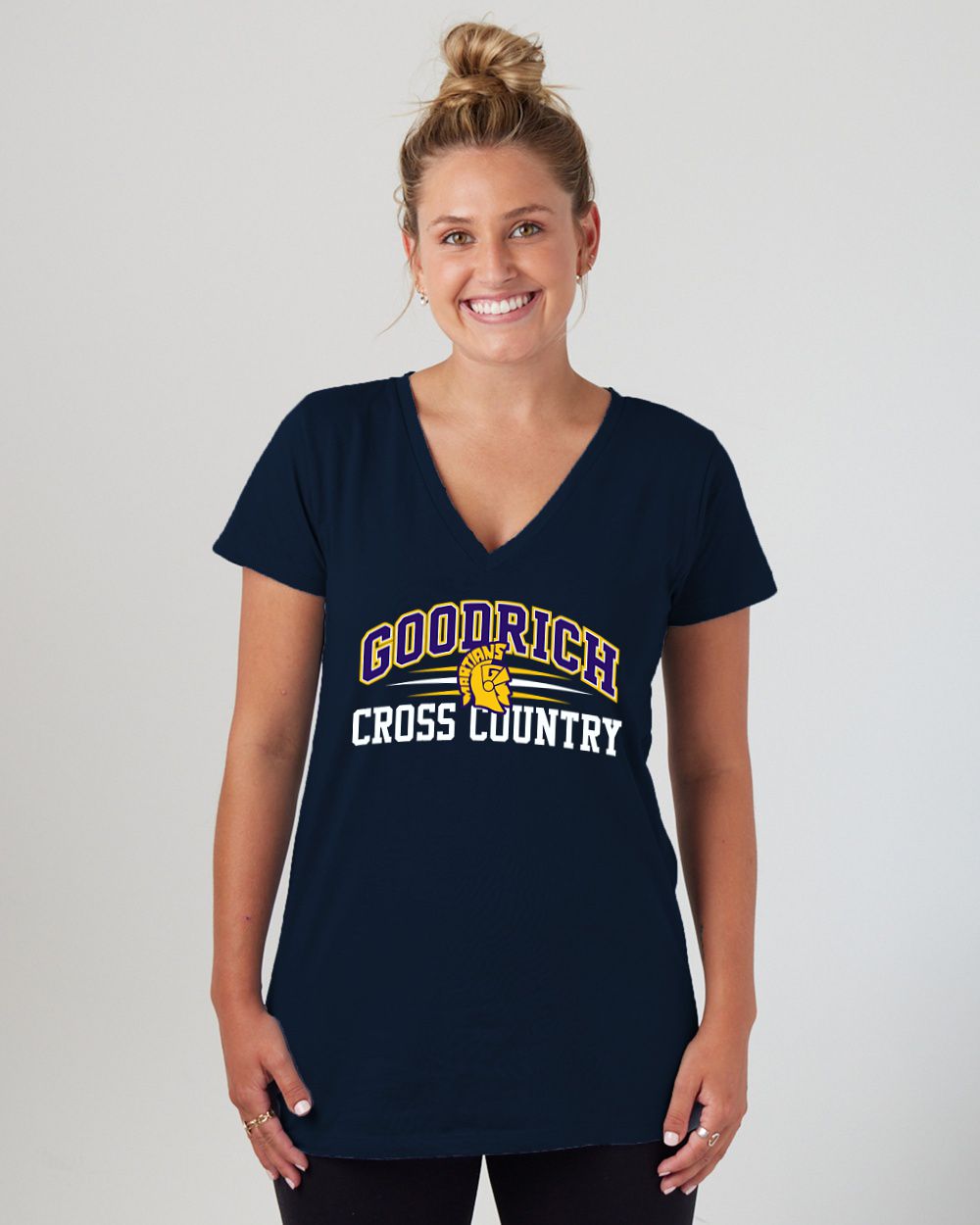 Goodrich Cross Country Ladies Essential Relaxed V-Neck Tee