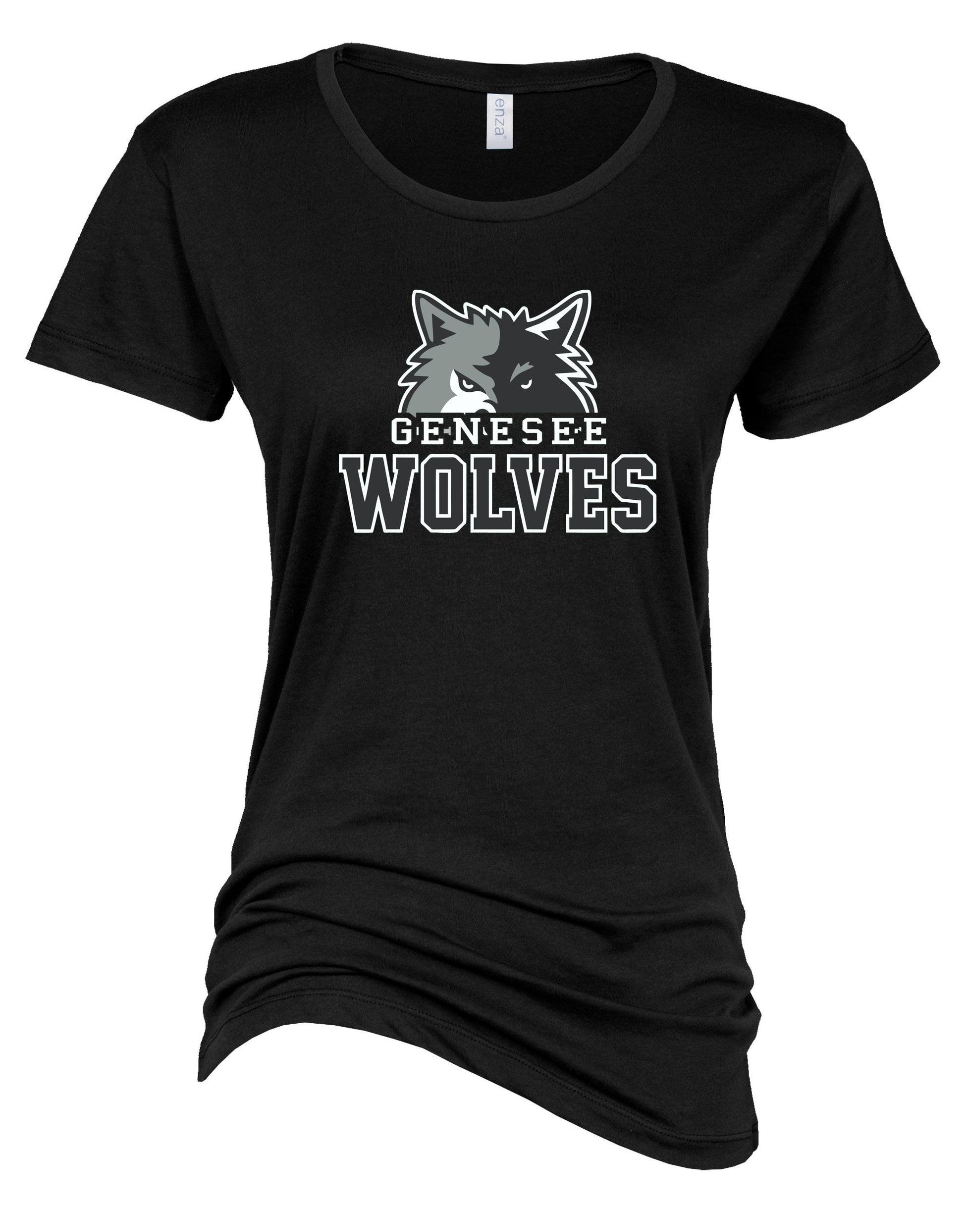 Genesee Wolves Essential Crew Neck T-Shirt -GWPTO