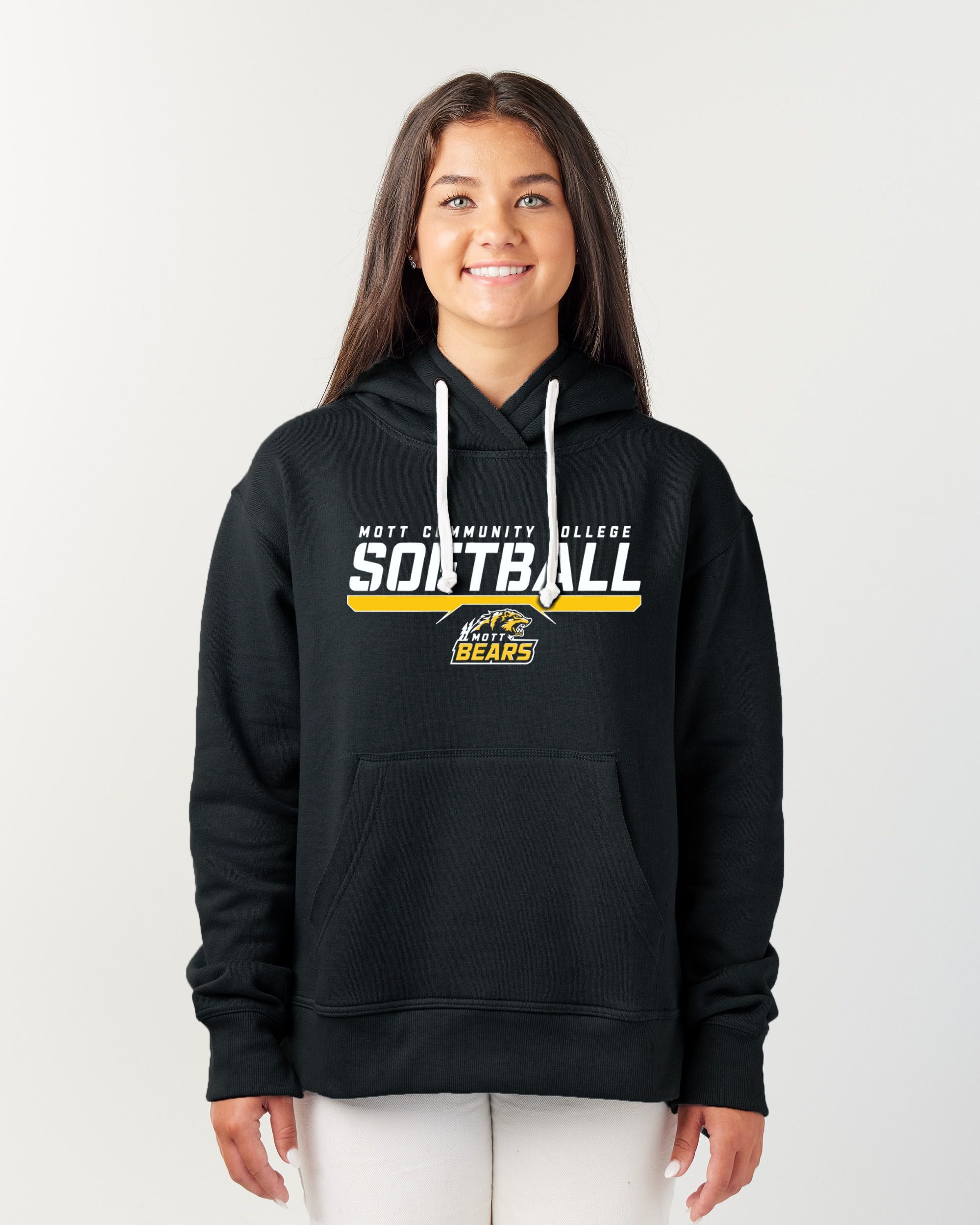 Mott CC Softball Ladies Pullover Hood