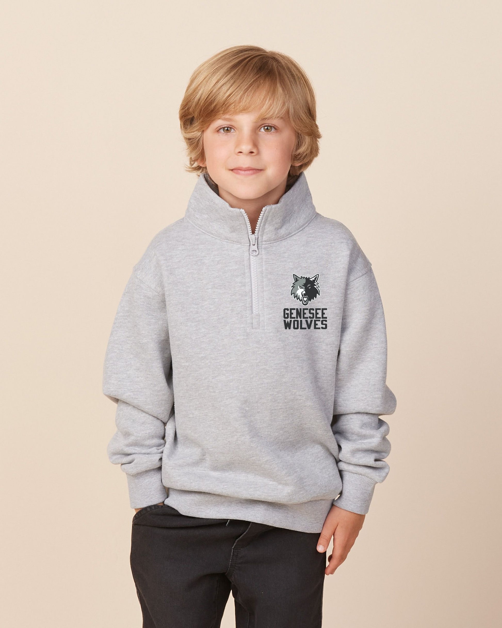 Genesee Wolves Youth Quarter Zip - GWPTO