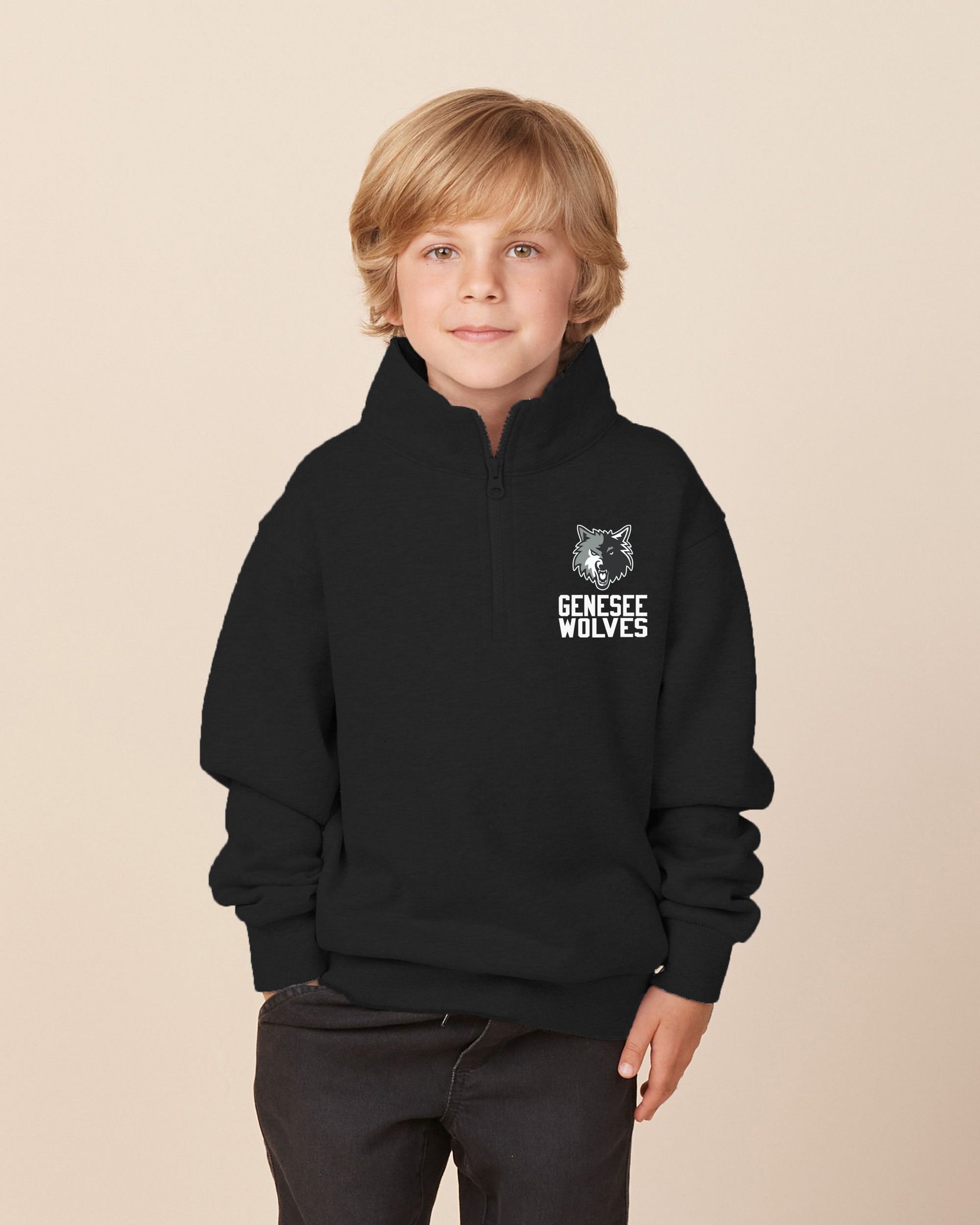 Genesee Wolves Youth Quarter Zip - GWPTO