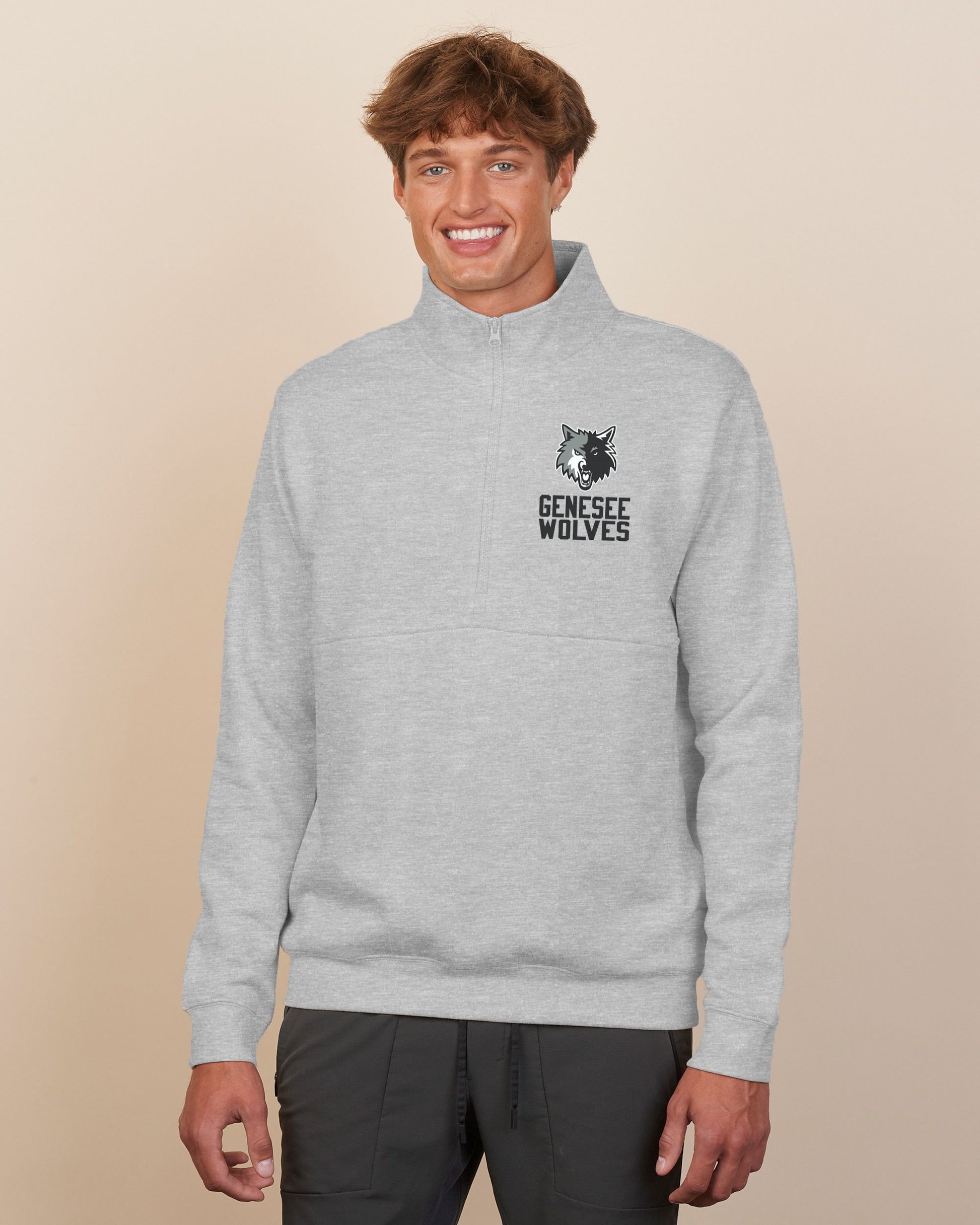 Genesee Wolves Adult Tournament Half Zip - GWPTO