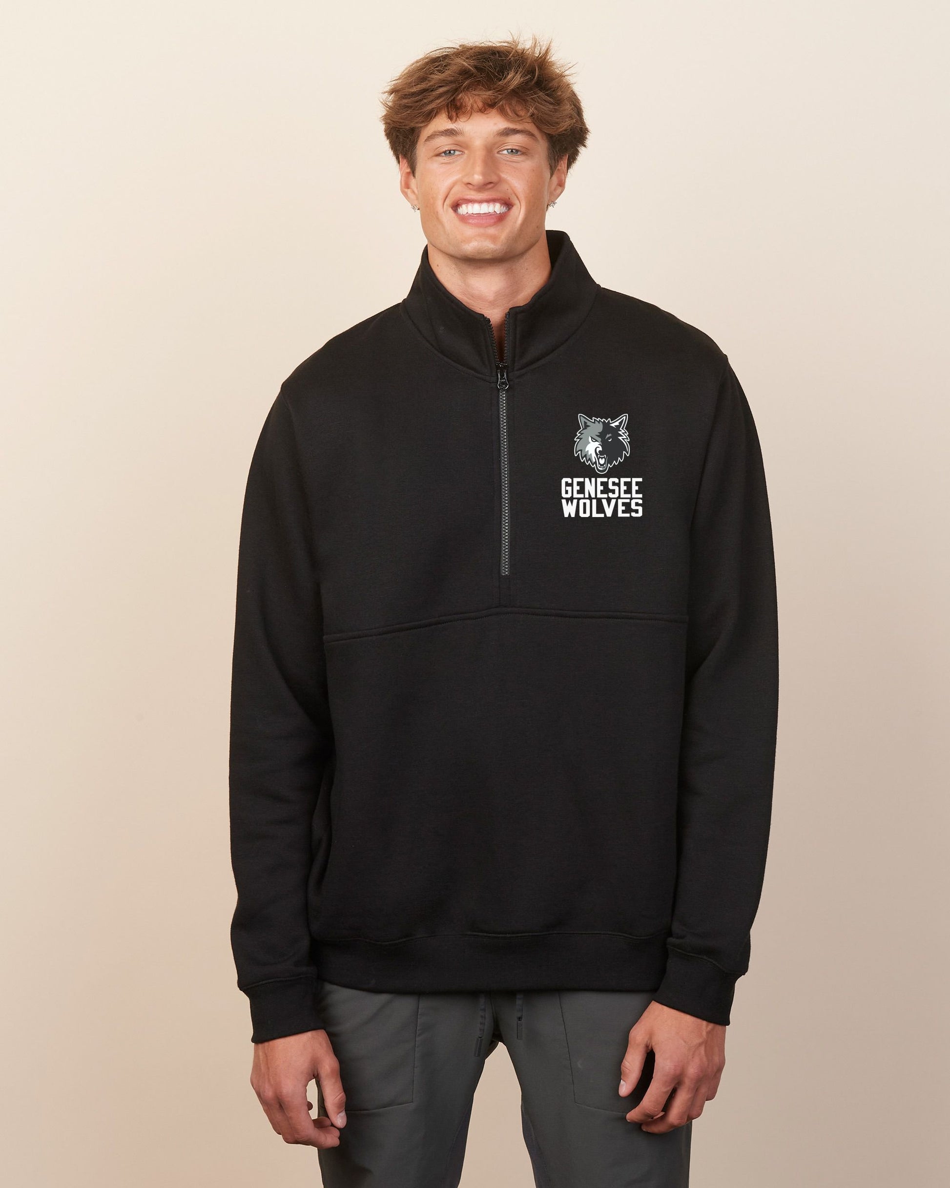 Genesee Wolves Adult Tournament Half Zip - GWPTO