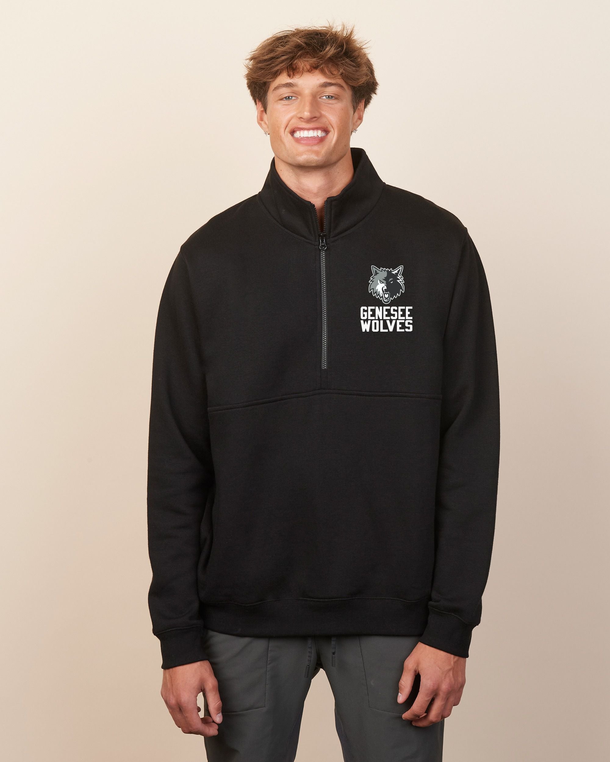 Genesee Wolves Adult Tournament Half Zip - GWPTO