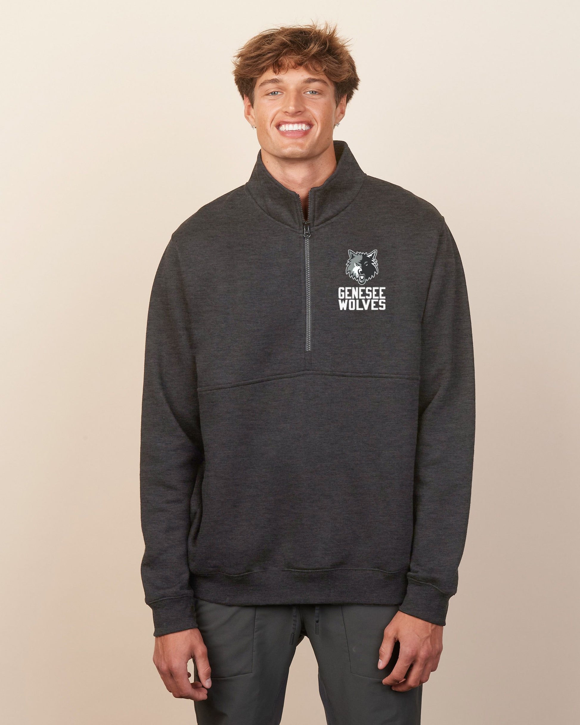 Genesee Wolves Adult Tournament Half Zip - GWPTO