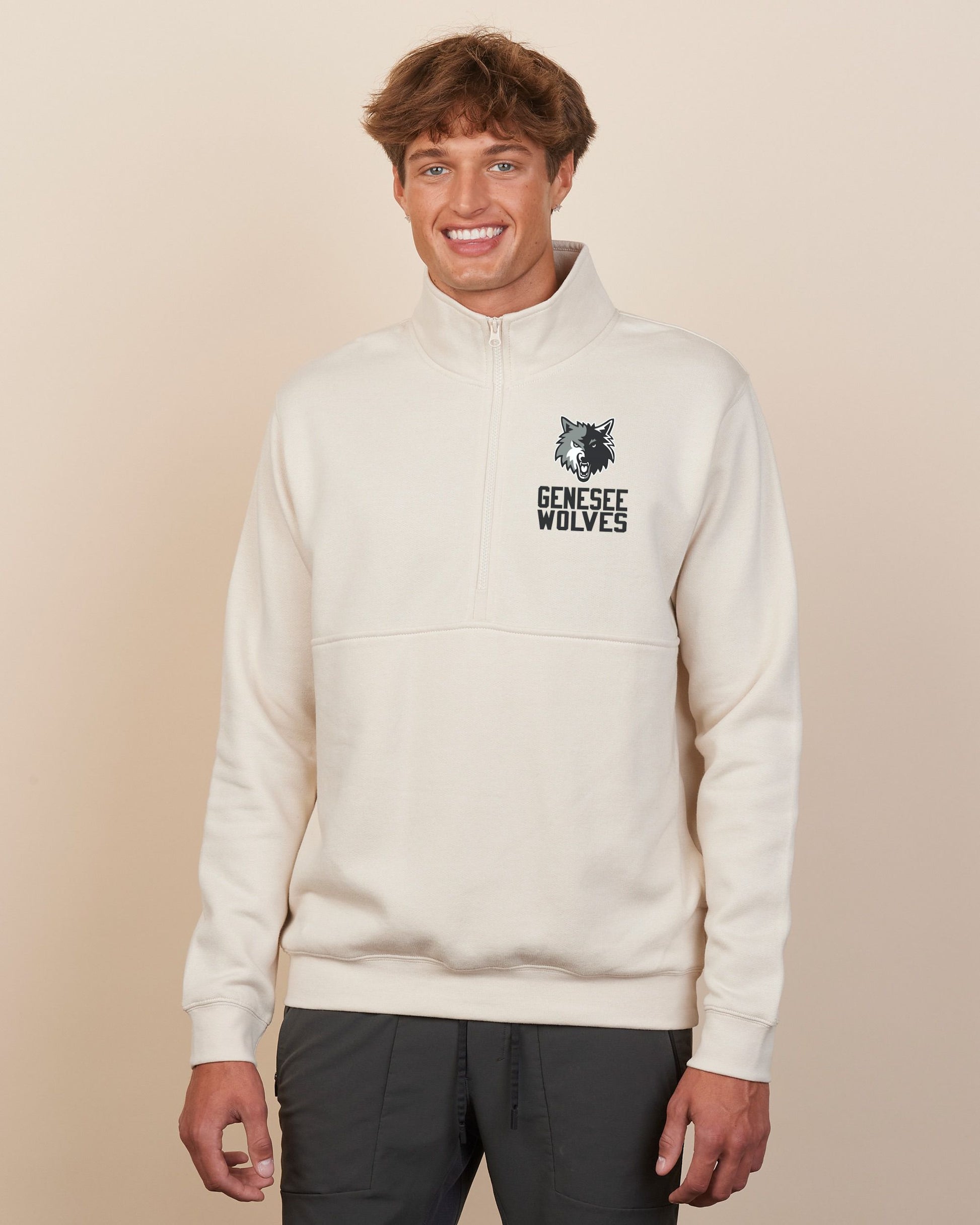 Genesee Wolves Adult Tournament Half Zip - GWPTO