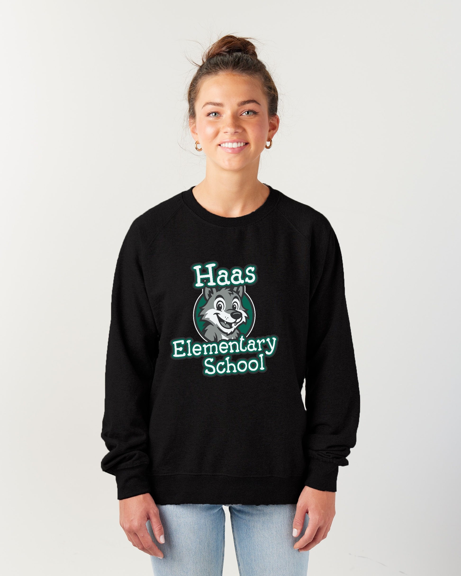 Haas Elementary Ladies Midweight Pullover Crew